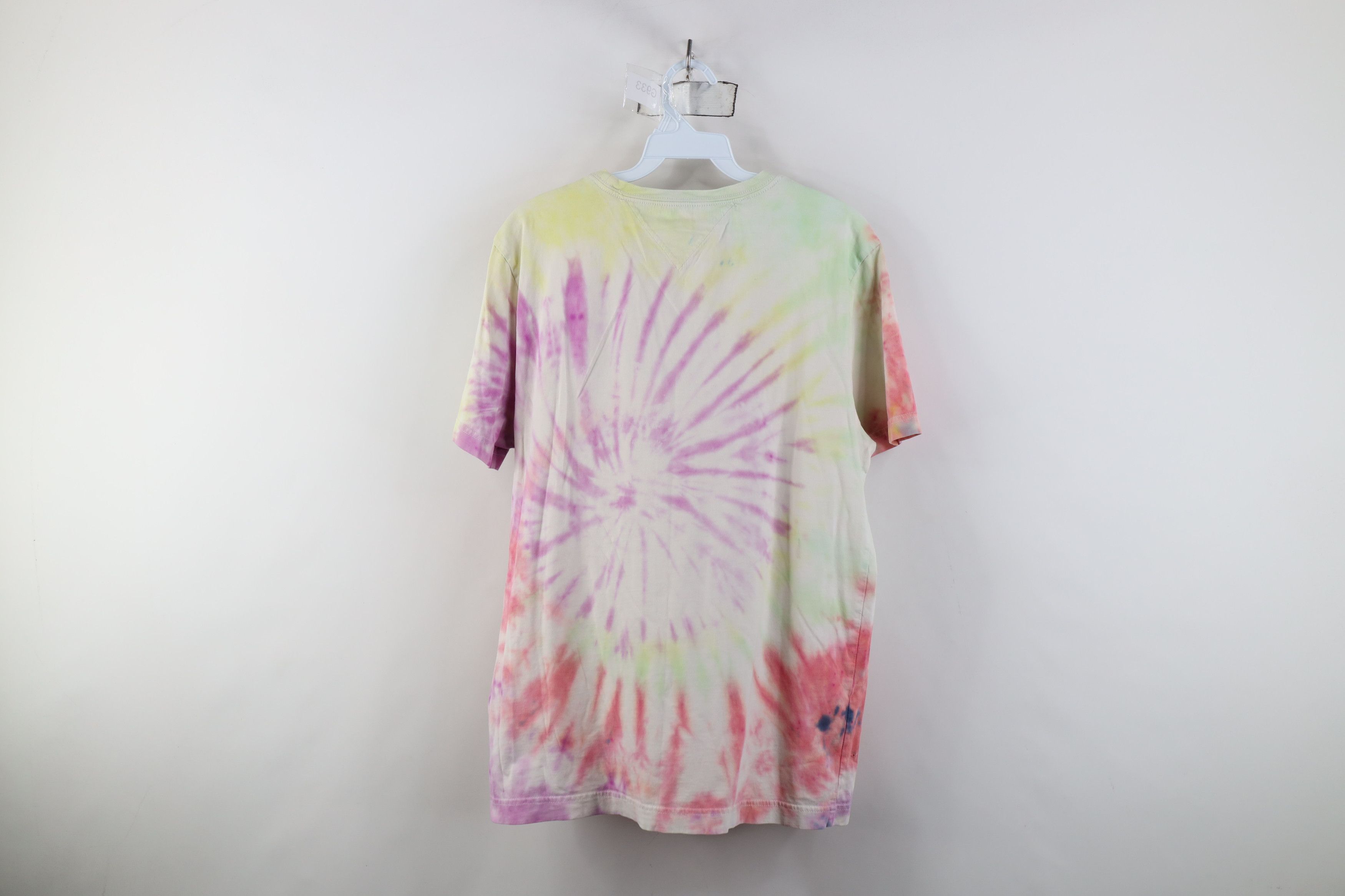 Tommy Hilfiger Vintage Y2K Tommy Hilfiger Rainbow Tie Dye Pocket T-Shirt Size US M / EU 48-50 / 2 - 14 Thumbnail