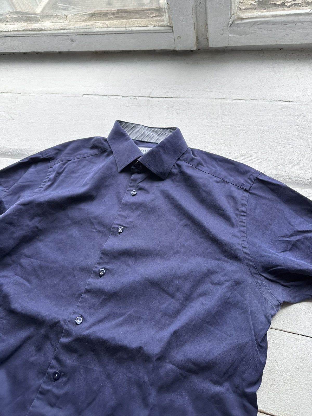 Eton × Vintage 🚨 VINTAGE ETON Spa Button Up Luxury Shirt Made in Italy Size US M / EU 48-50 / 2 - 4 Thumbnail