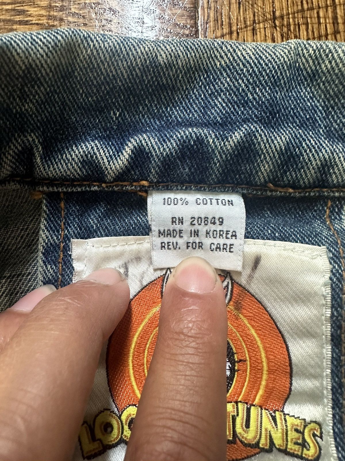 Warner Bros “Taz” Looney Tunes Denim Jacket Size US M / EU 48-50 / 2 - 4 Thumbnail