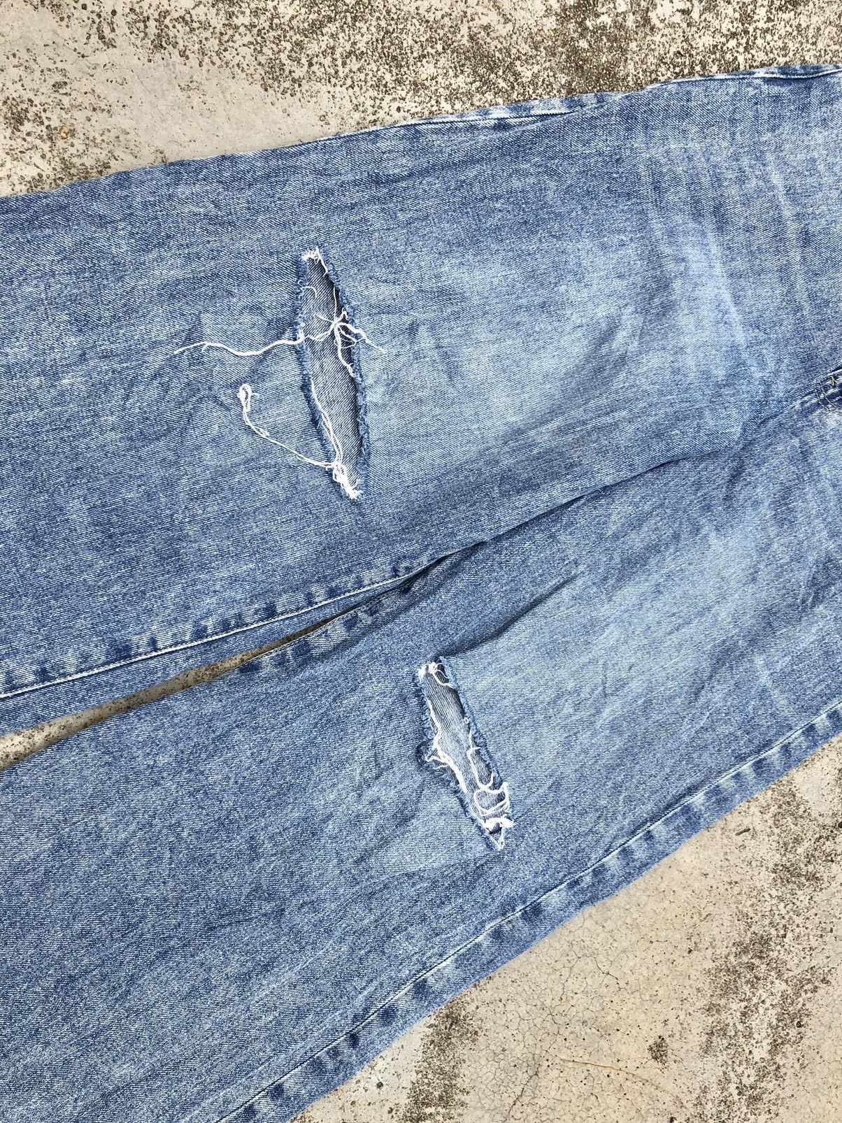 Other SUPER BAGGY⚡️⚡️LEPSIM DISTRESSED JEANS Size US 28 / EU 44 - 3 Thumbnail