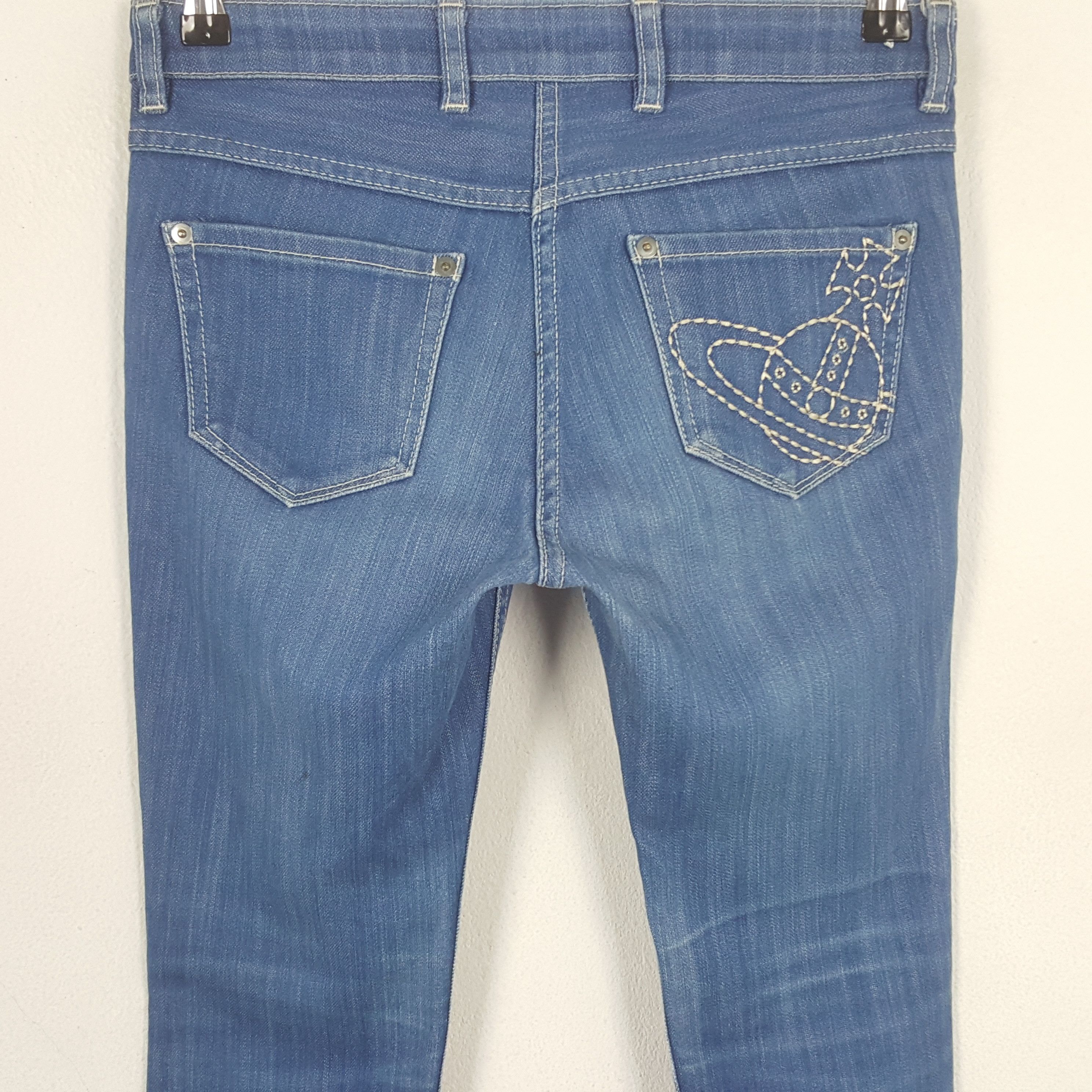 Vivienne Westwood Vintage Vivienne Westwood Red Label Denim Jeans C297N5 Size 29" - 5 Thumbnail