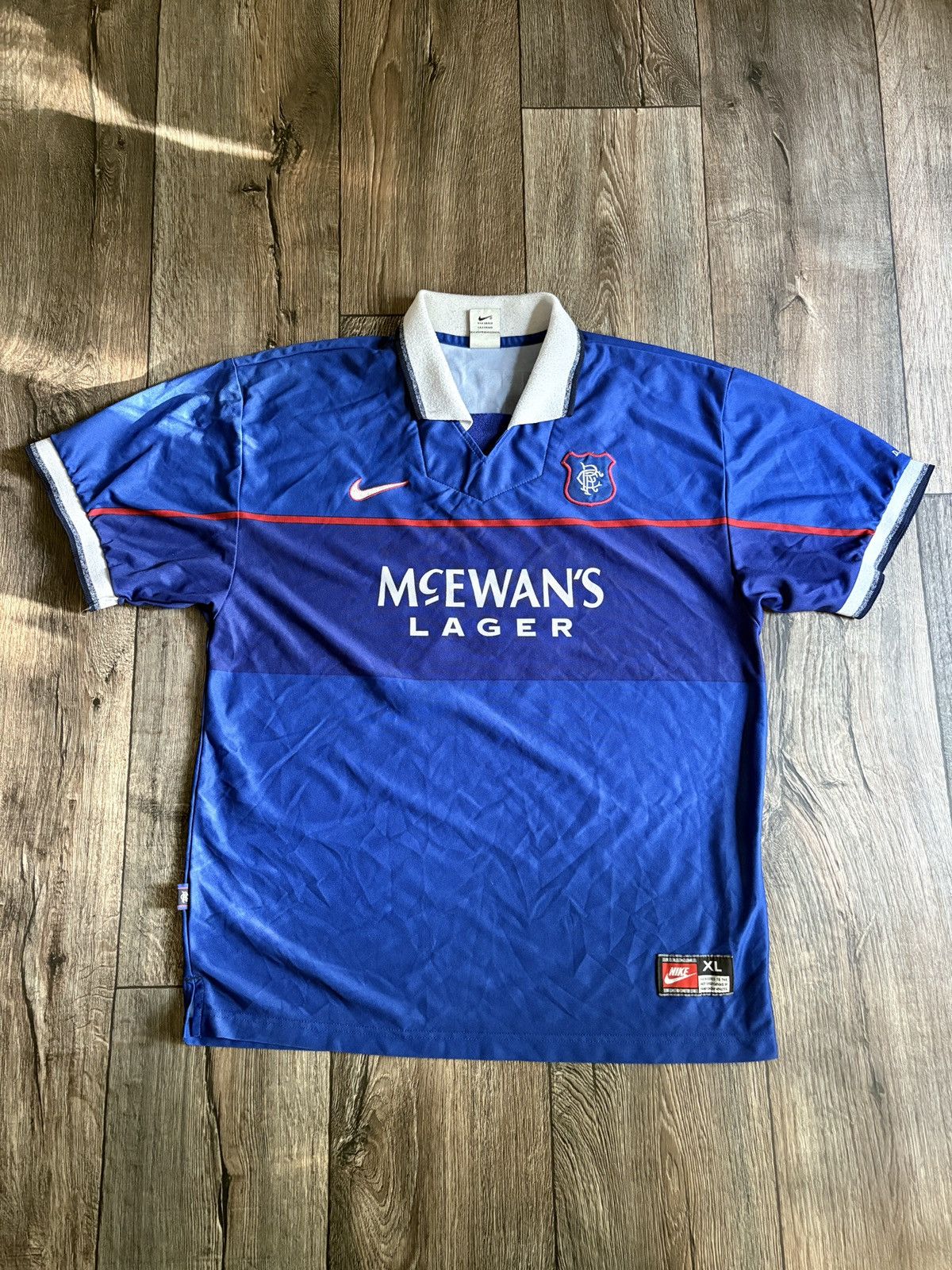 Nike Vintage Nike Rangers Jersey 1997/1998 #11 Brian Laudrup Size US XL / EU 56 / 4 - 1 Thumbnail