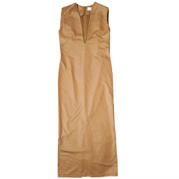 Other Mame Kurogouchi Mame Kurogouchi Plungded Long Sweatshirt Dress Polyester Dress Textile Dresses MM23PS-JS714 DUTY FREE for USA Size ONE SIZE - 1 Thumbnail
