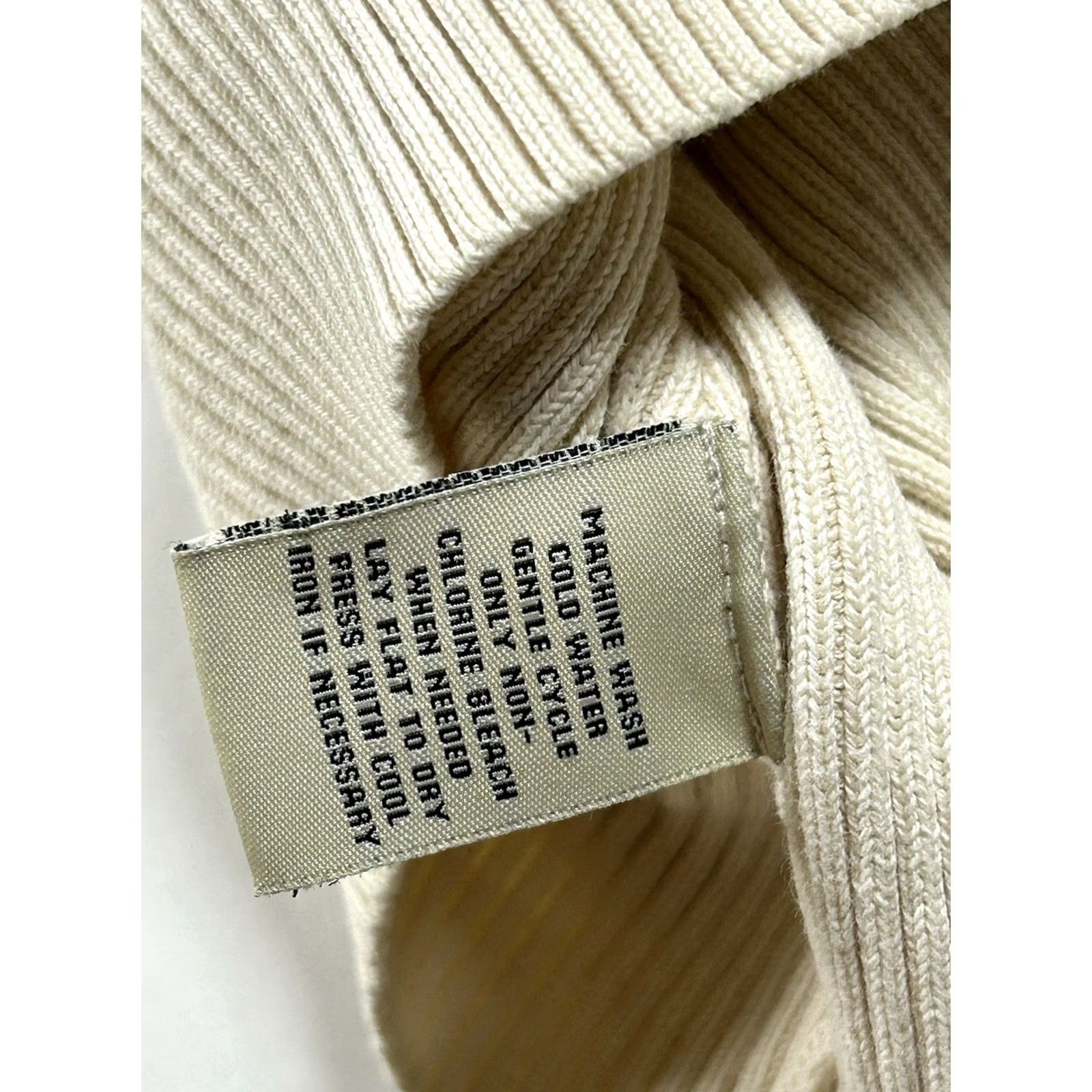 Ralph Lauren VINTAGE Polo Jeans Co Ralph Lauren Sweater Cream Navy Stripe Small Cotton Ribbed Size US S / EU 44-46 / 1 - 7 Thumbnail