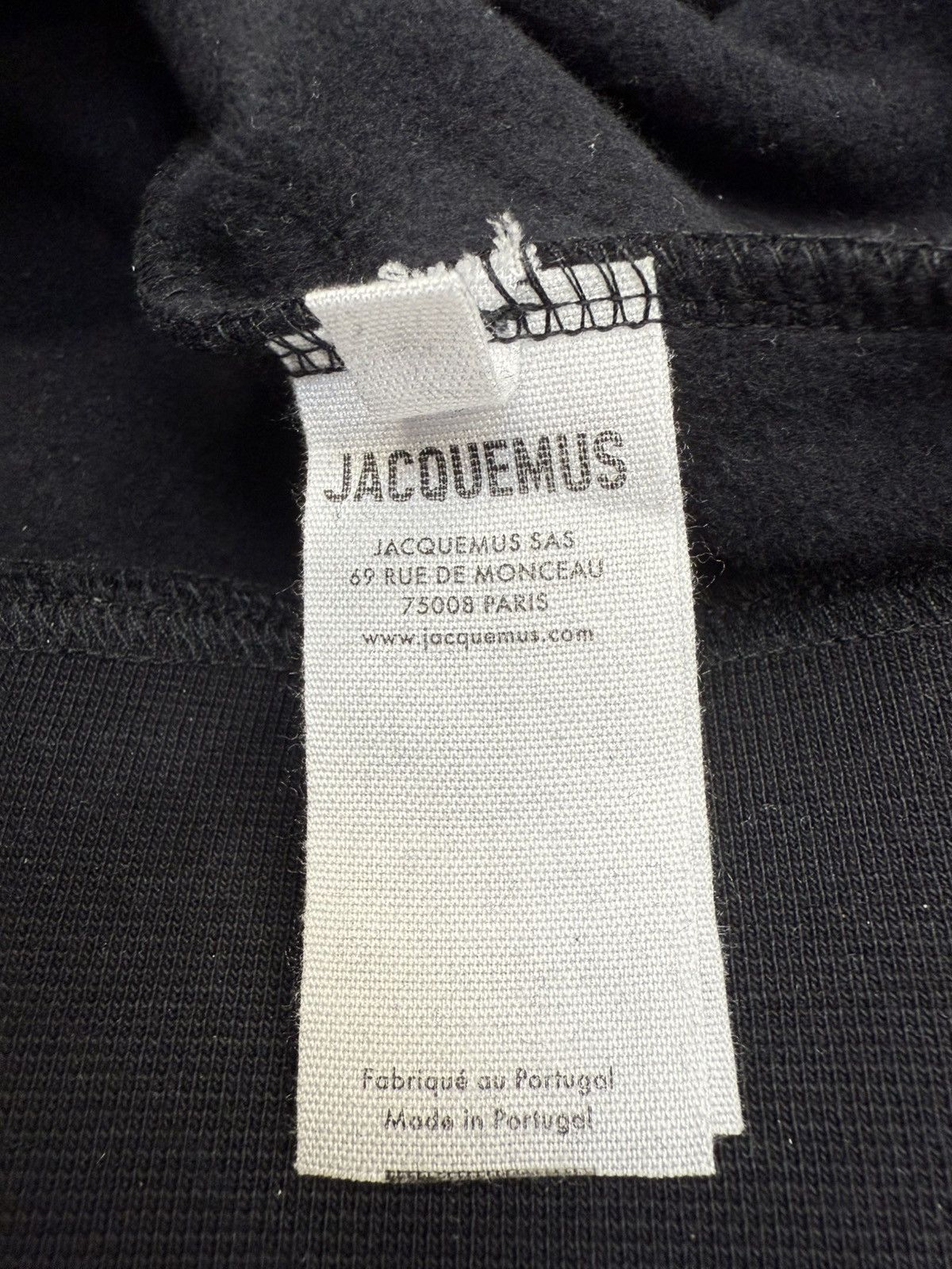 Jacquemus Gros Grain Hoodie Black Size US S / EU 44-46 / 1 - 7 Thumbnail