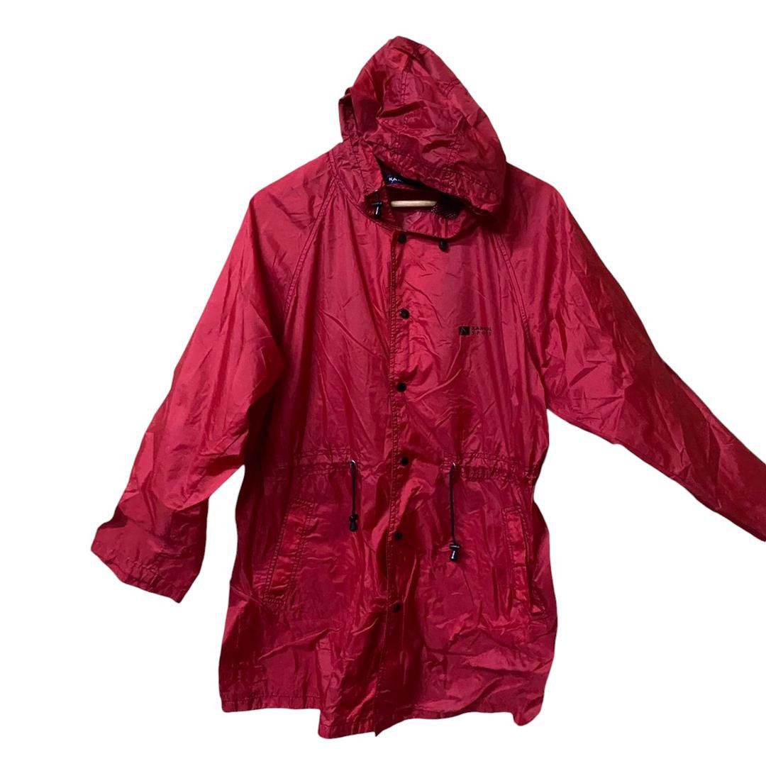 Kangol Nylon hoodie button up kangol sport red color Size US M / EU 48-50 / 2 - 1 Thumbnail