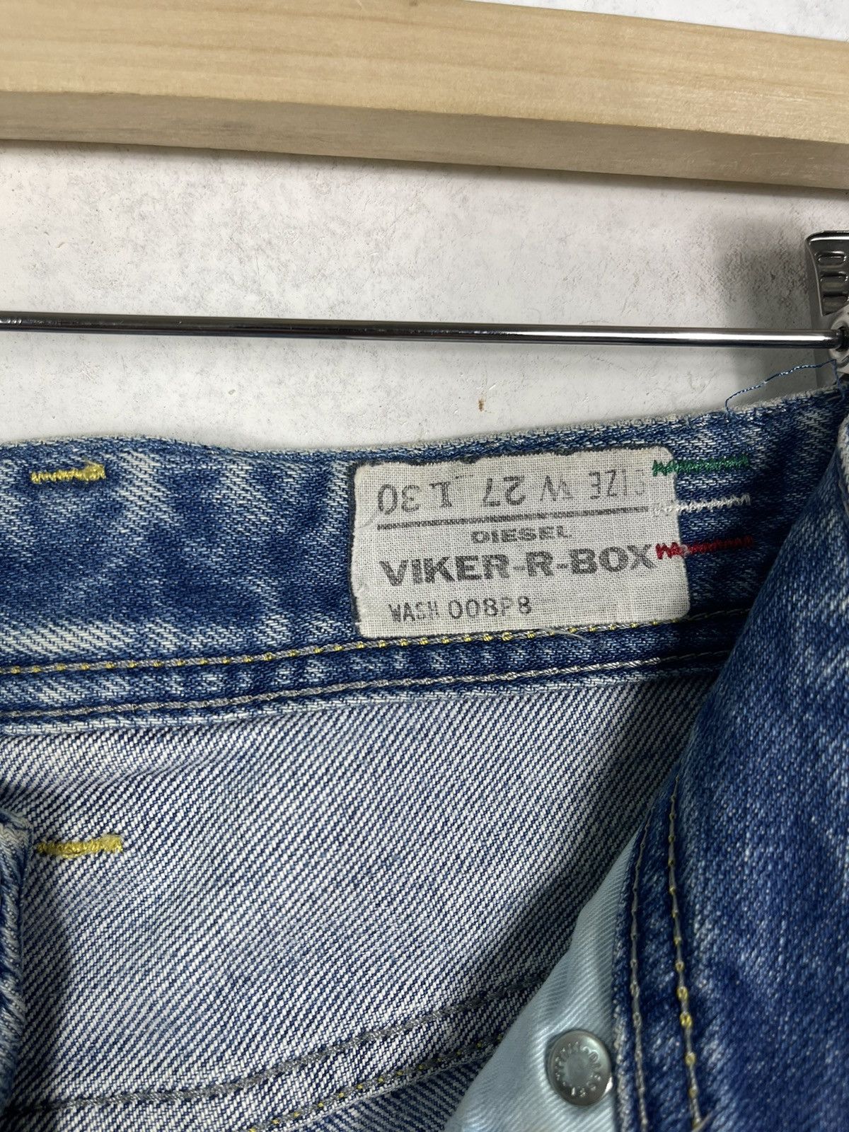 Diesel DIESEL INDUSTRY MADE IN ITALY DISTRESSED JEANS Size US 30 / EU 46 - 16 Thumbnail