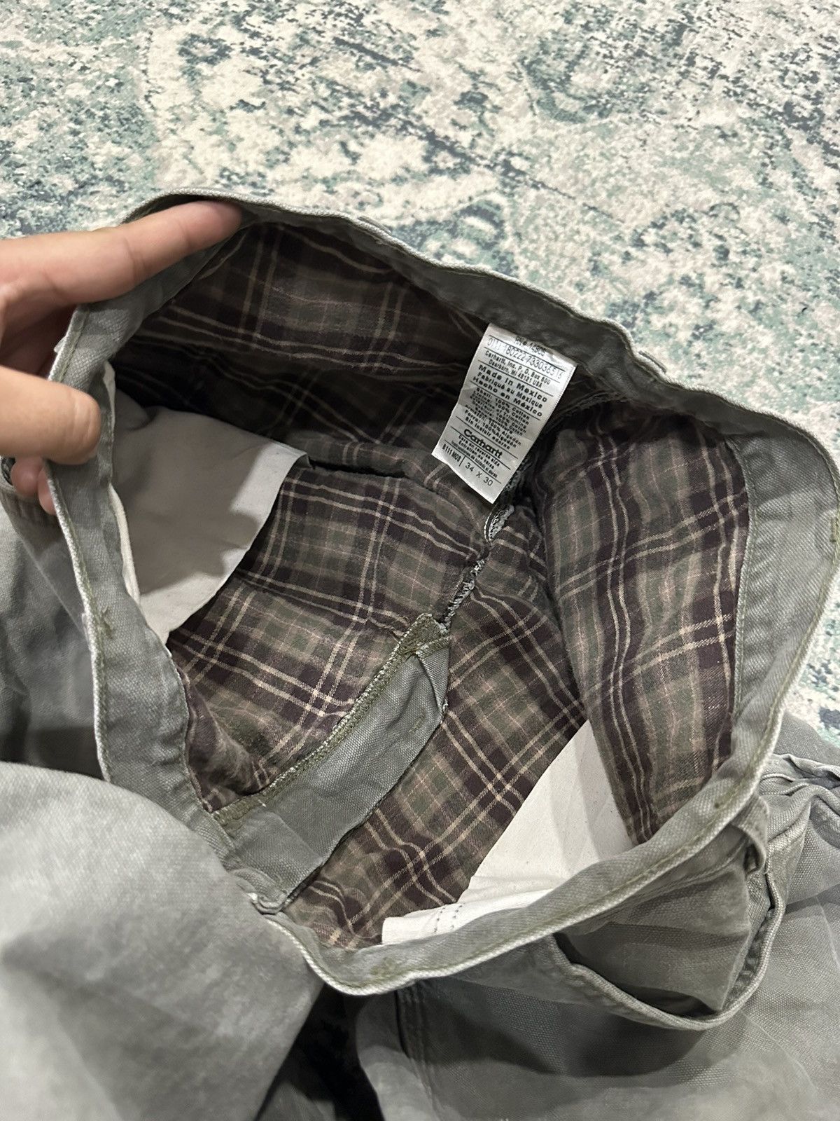 Carhartt Vintage Carhatt Baggy Flannel-lined Pants Size US 32 / EU 48 - 12 Thumbnail