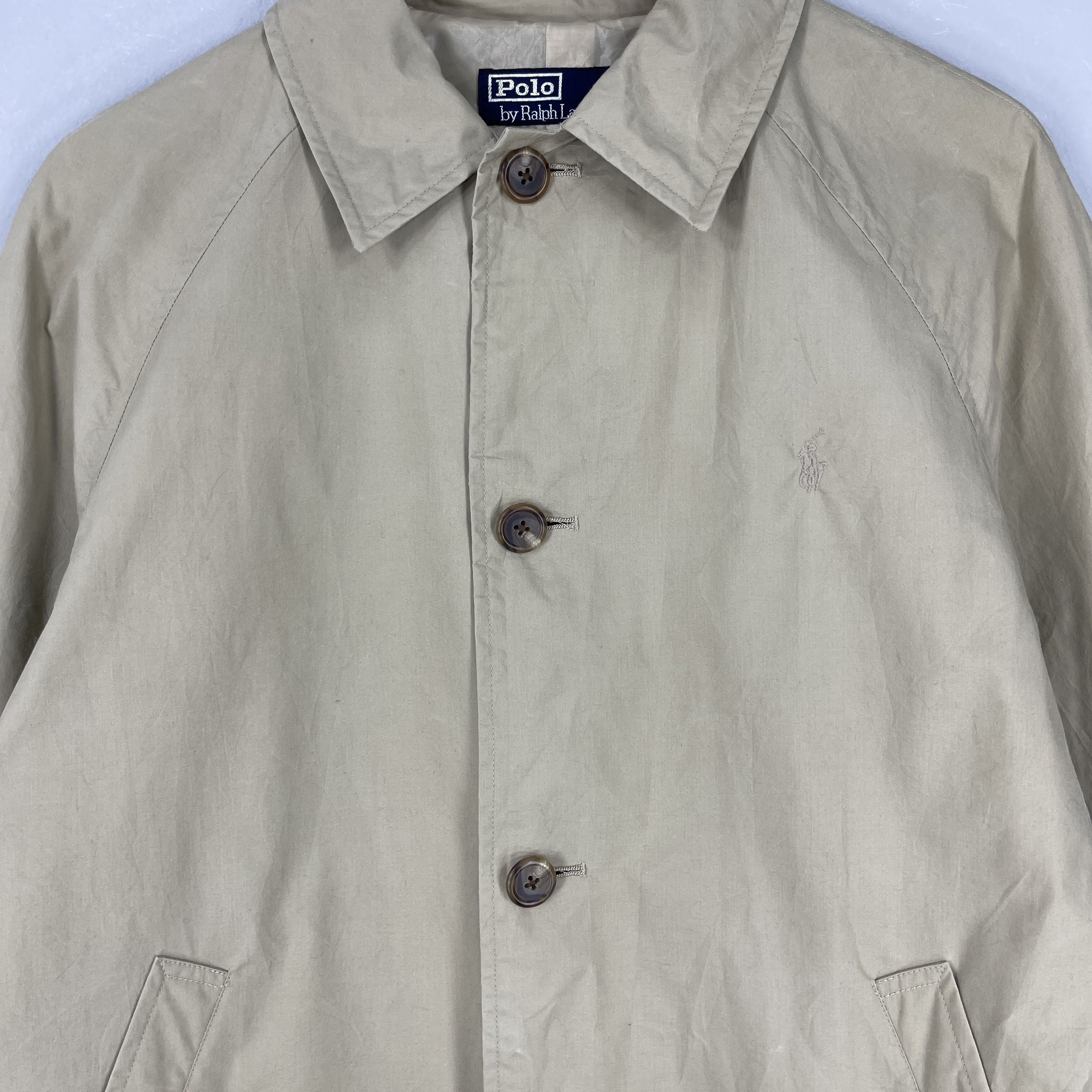 Polo Ralph Lauren Polo by Ralph Lauren Vintage Trench Coat Button Up Size M / US 6-8 / IT 42-44 - 2 Thumbnail