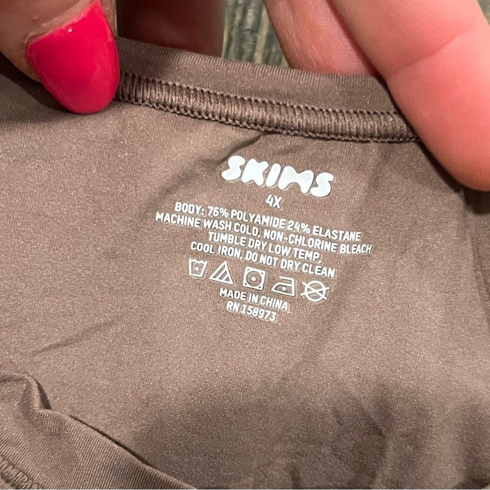 SKIMS NWT Skims Fits Everybody Super Cropped T-Shirt Crewneck 4X Size 4XL / US 24-26 - 2 Thumbnail