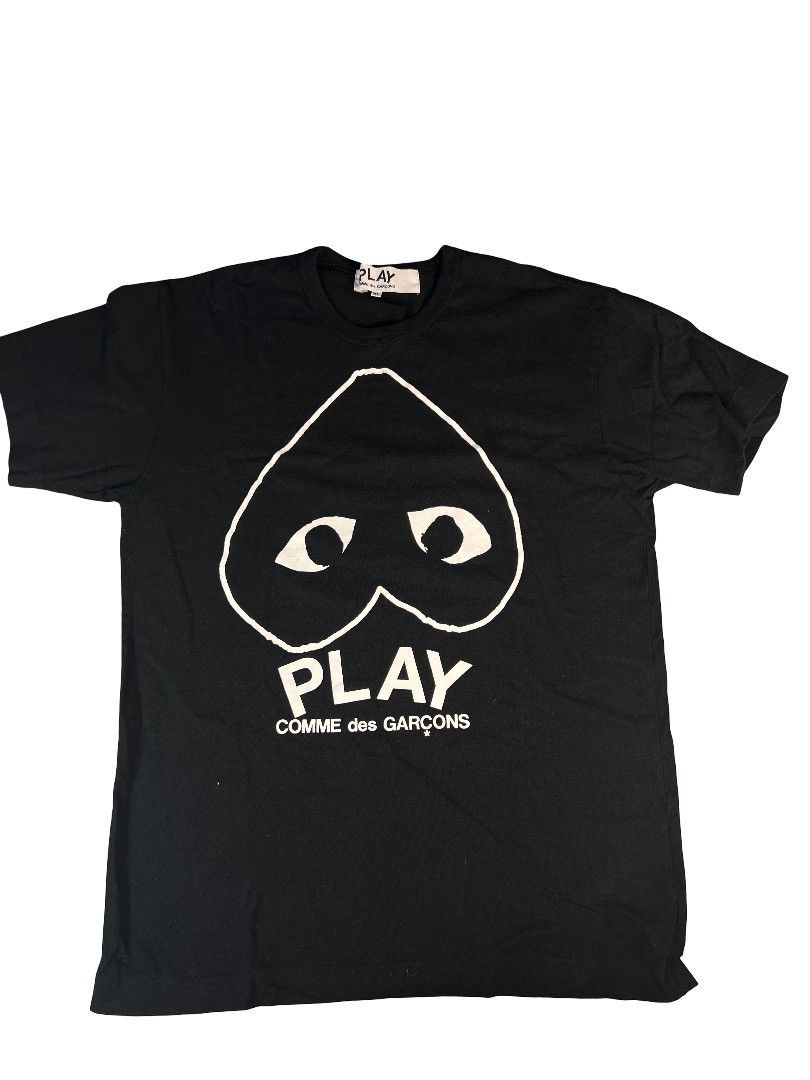 Comme des Garcons COMME des GARÇONS PLAY Black Big Heart Logo Tee Size XL Size US XL / EU 56 / 4 - 1 Thumbnail