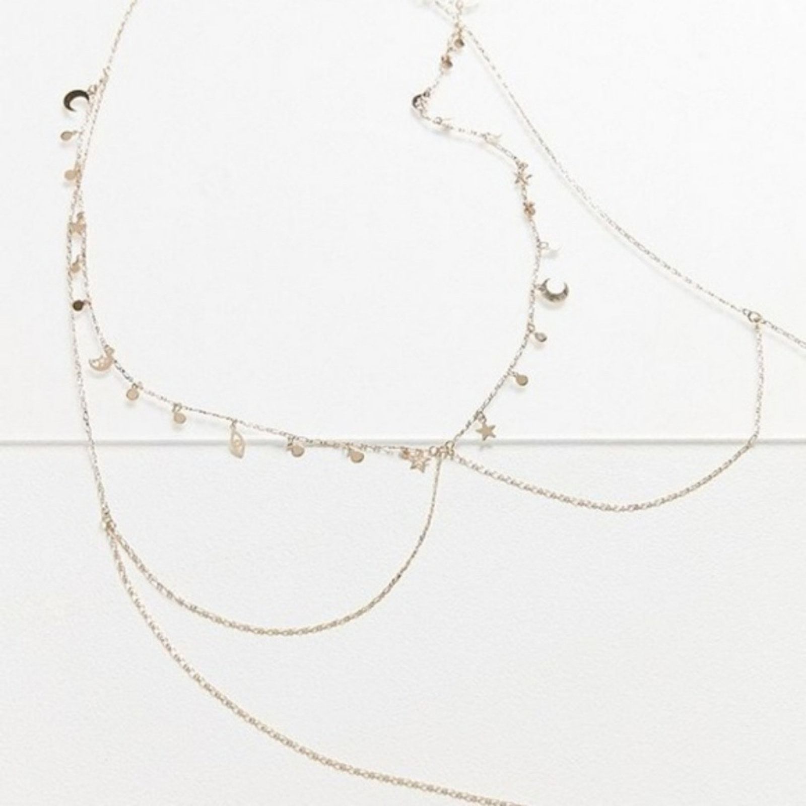 Urban Outfitters Urban Outfitter Gold Celestial Icon Bra Body Chain Size ONE SIZE - 2 Thumbnail