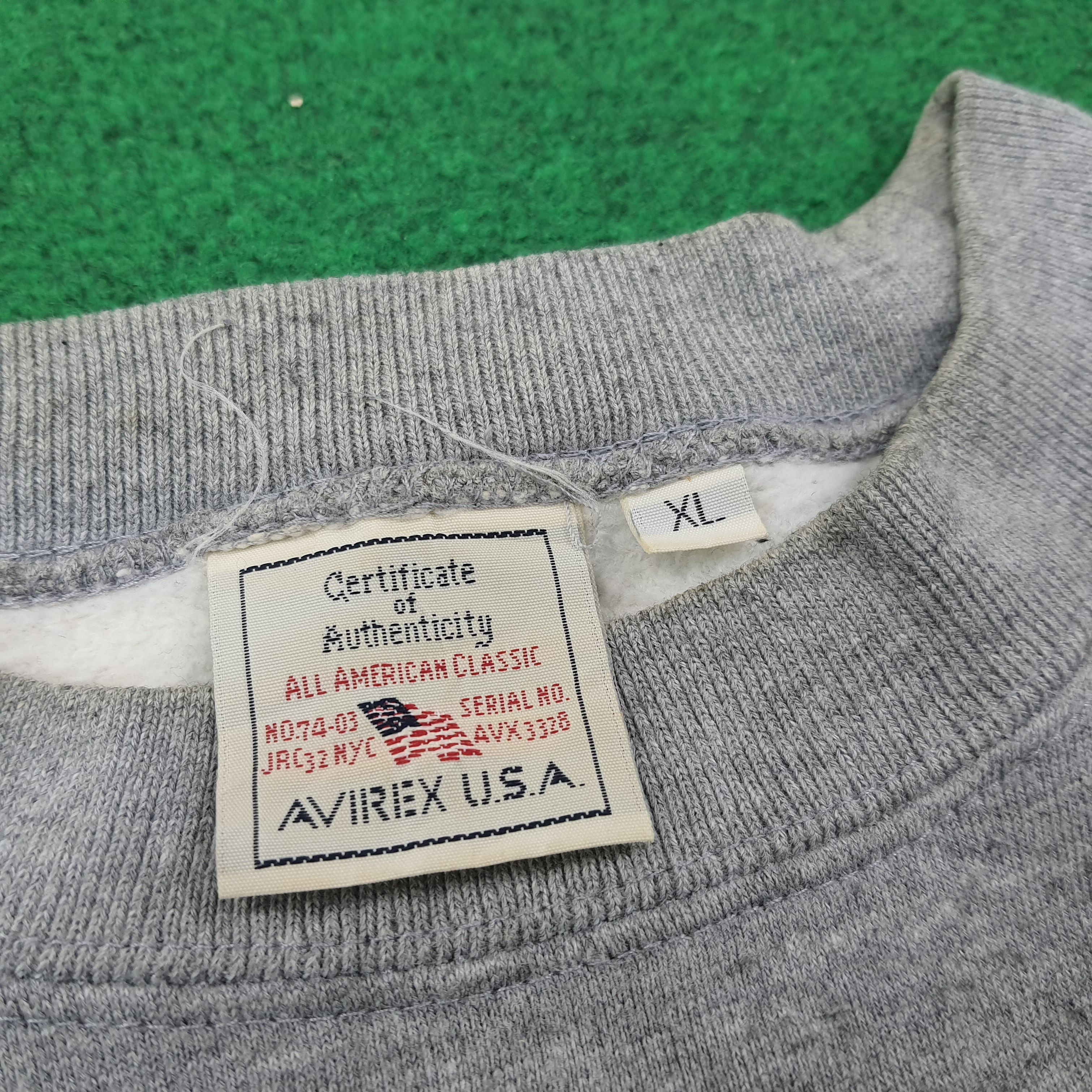 Avirex × Vintage Vintage Avirex U.S.A Spell out Sweatshirt C222N26 Size US L / EU 52-54 / 3 - 4 Thumbnail
