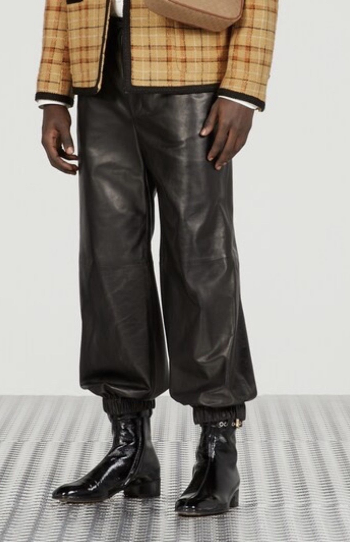 Gucci Gucci Leather Jogger Pants Size US 34 / EU 50 - 6 Thumbnail