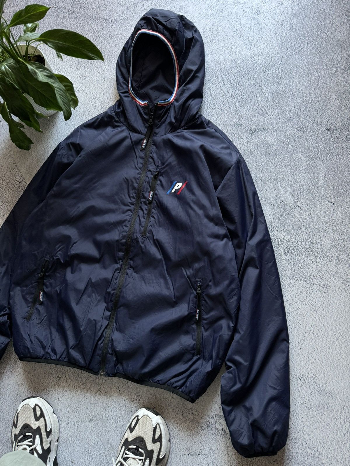 Palace × Vintage Palace Puffer Jacket Pertex Fuse blue Men's Big Logo M L Size US L / EU 52-54 / 3 - 4 Thumbnail