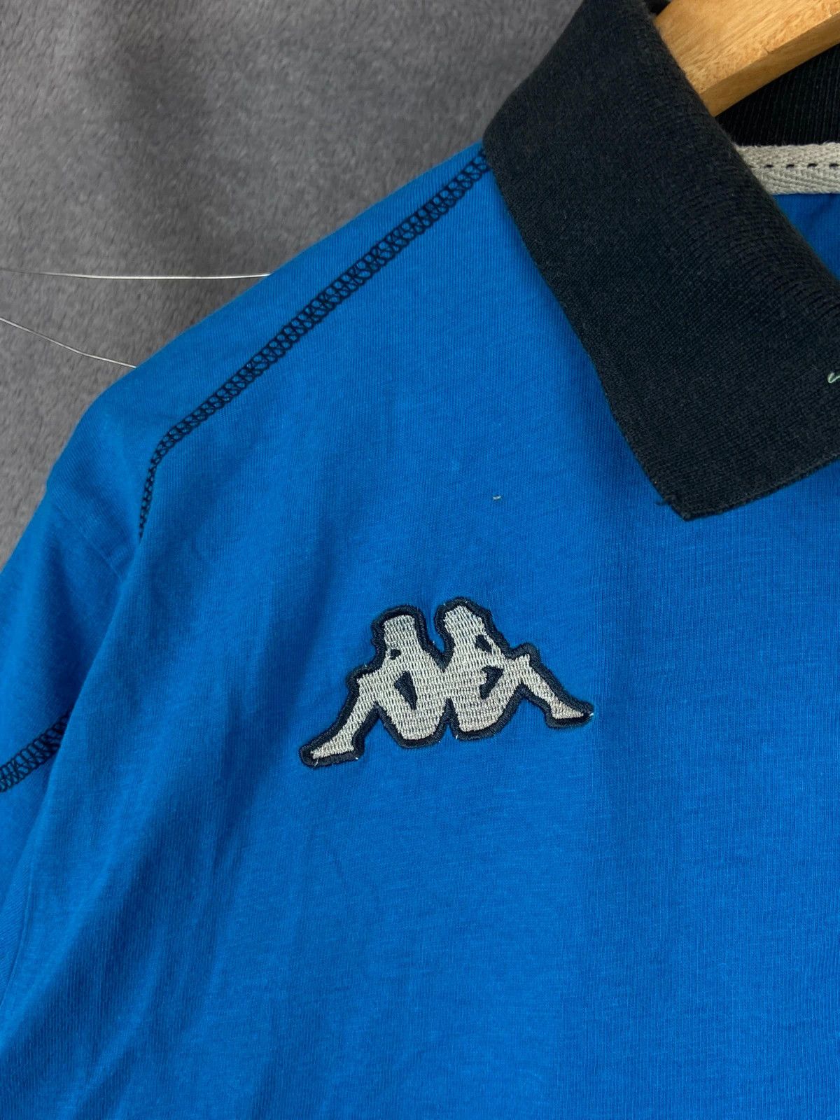 Kappa Kappa Italy polo shirt vintage football jersey rare Size US L / EU 52-54 / 3 - 3 Thumbnail