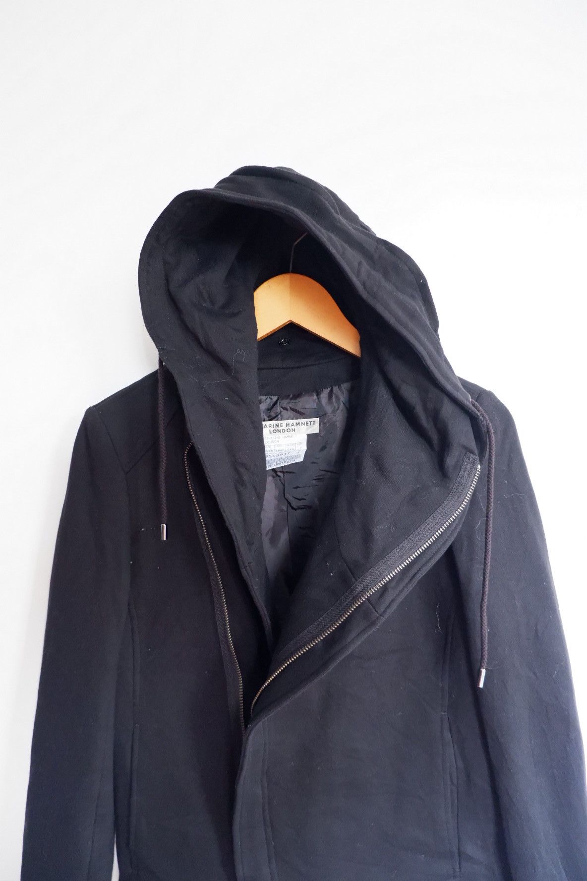 Katharine Hamnett London 2000s Katharine Hamnett London Asymetric Hoodie Jacket Size US S / EU 44-46 / 1 - 4 Thumbnail