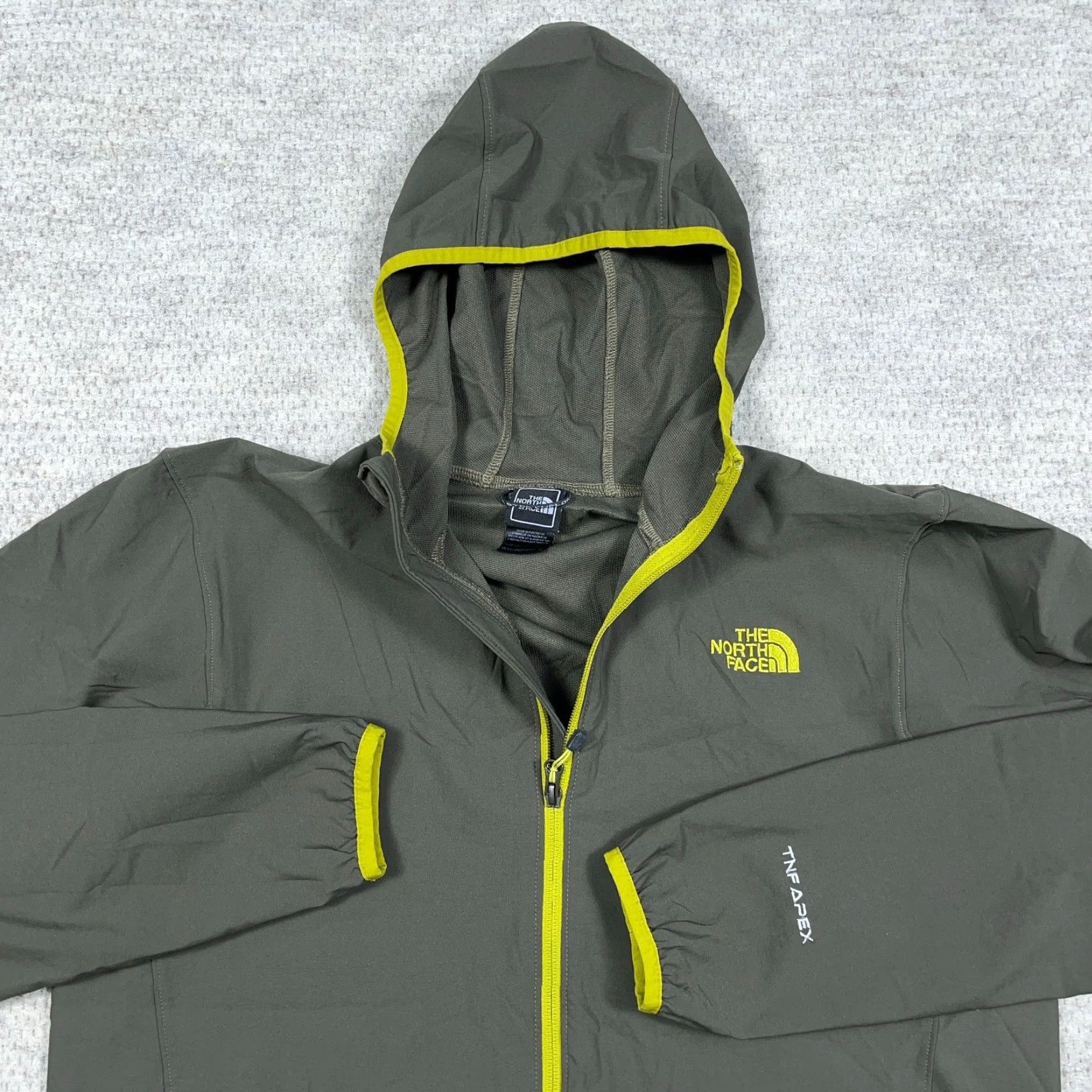 The North Face The North Face Apex Jacket Men L Olive Green Full Zip Hooded Hiking Size US L / EU 52-54 / 3 - 2 Thumbnail