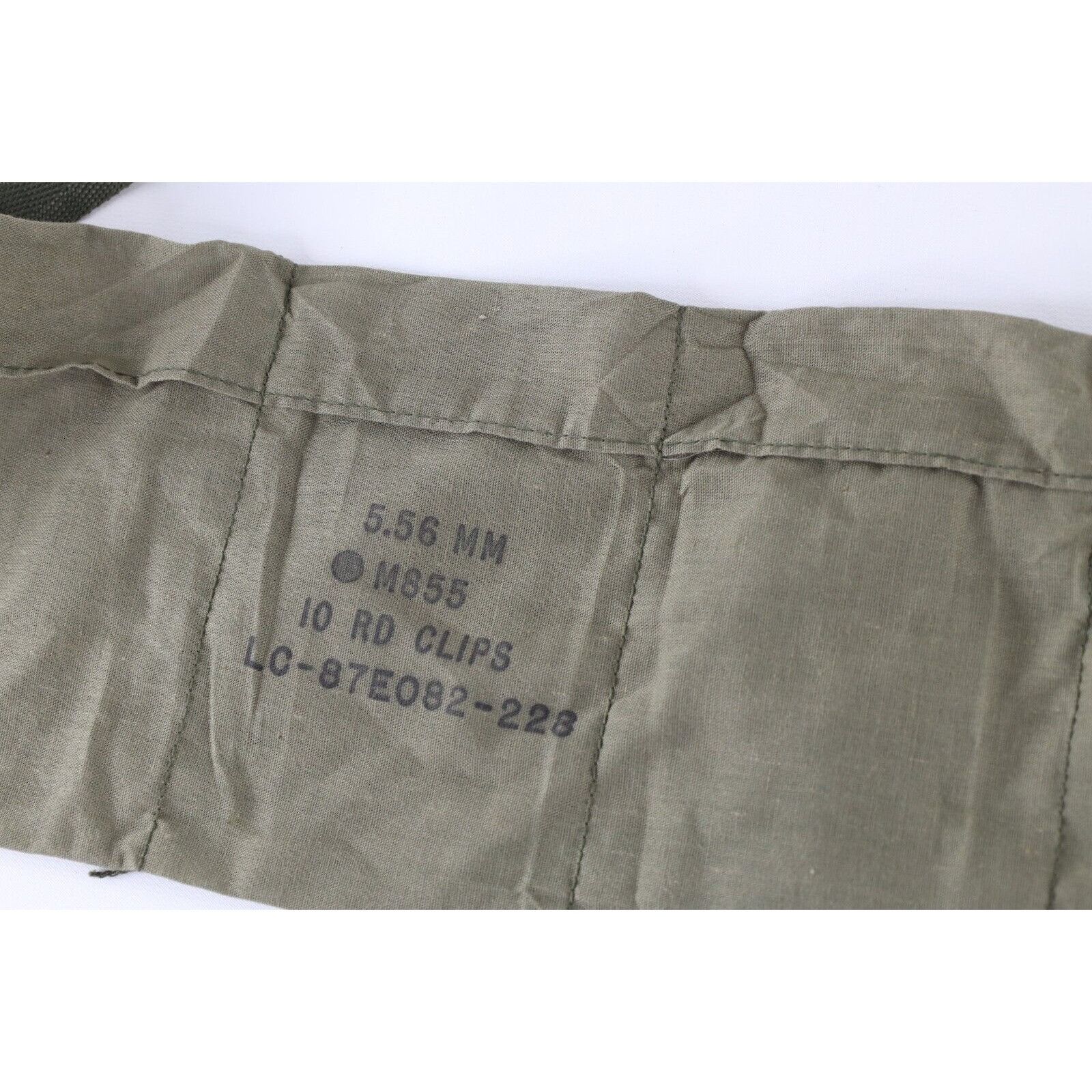 Vintage Vintage 80s 1986 Military 5.56mm M855 10 Round Ammo Bag Size ONE SIZE - 2 Thumbnail