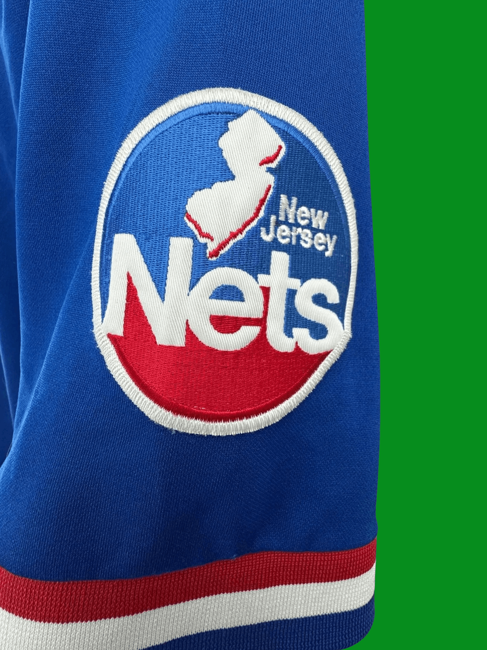 Majestic VTG Majestic Authentic Hardwood Classic NJ Nets Jersey Size US XXL / EU 58 / 5 - 3 Thumbnail