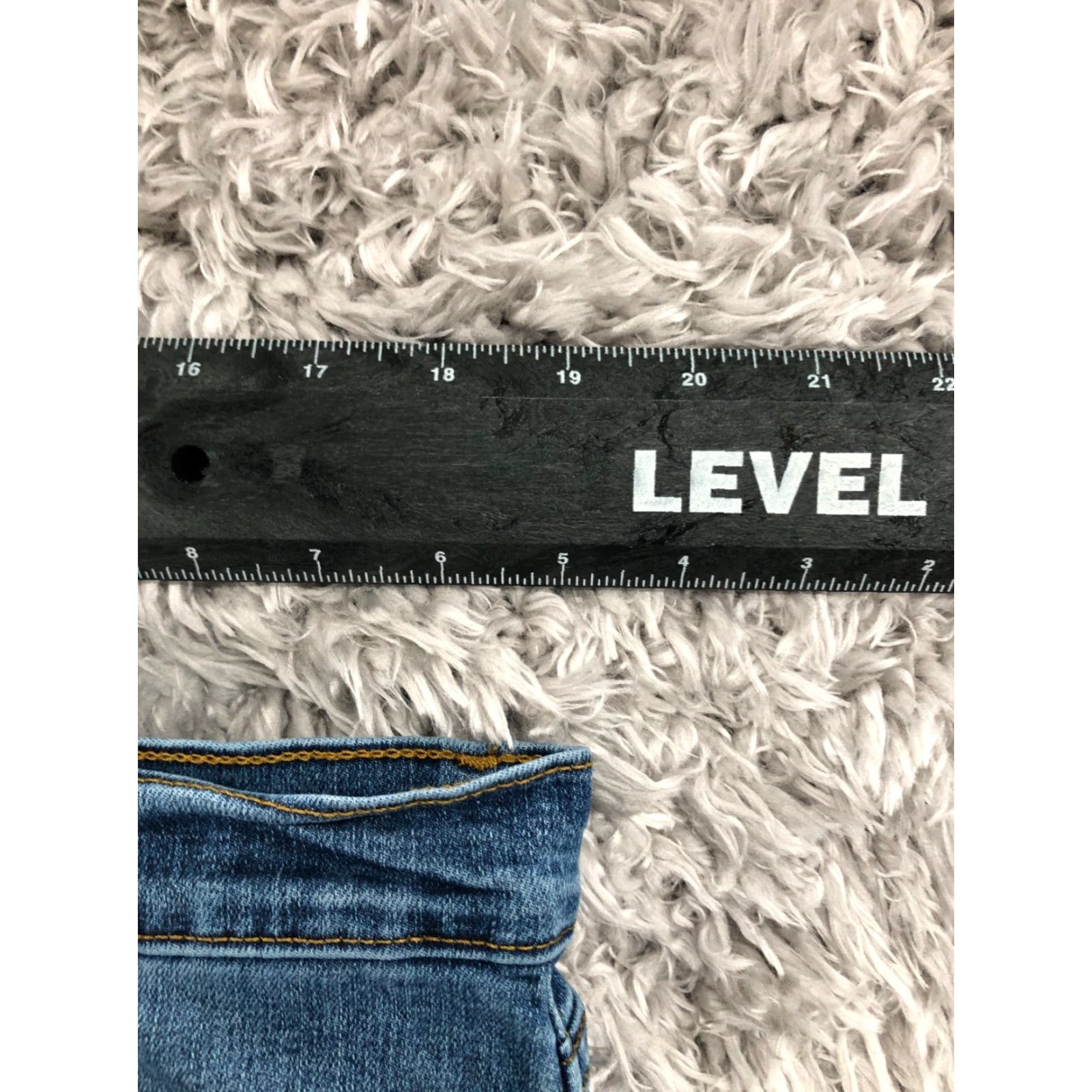 George George Bootcut Jeans Mens Regular 40x32 Dark Blue Denim Gro nge Moderate 5-Pocket Belt Loops Mid Rise Straight Leg CI/USA Size US 40 / EU 56 - 2 Thumbnail