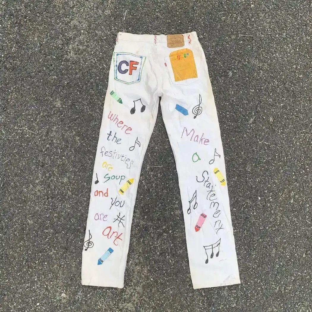 Levi's 80’s Vintage Levi’s 501 Jeans 28x32 Levis Custom Made Pants Size US 28 / EU 44 - 11 Thumbnail