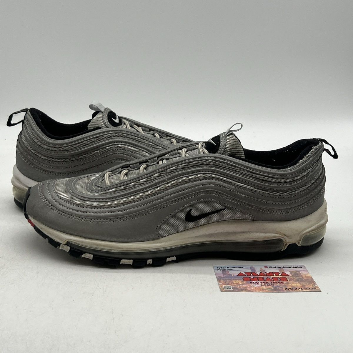 Nike Air max 97 reflect silver Size US 12 / EU 45 - 1 Thumbnail