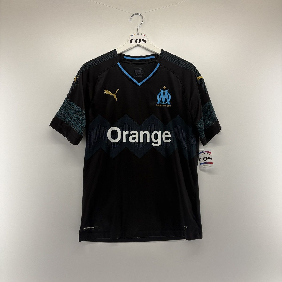 Puma Olympique Marseille 2018 2019 Away Soccer Football Jersey Size US M / EU 48-50 / 2 - 1 Thumbnail