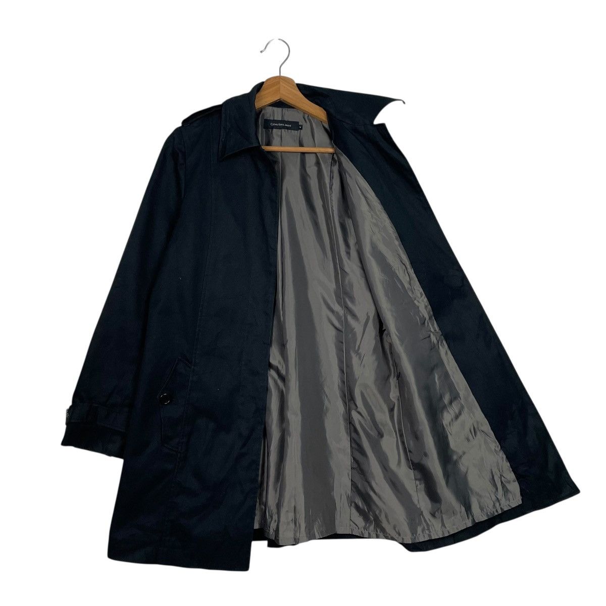 Calvin Klein Calvin Klein Jeans Black Long Jacket Size S / US 4 / IT 40 - 9 Thumbnail