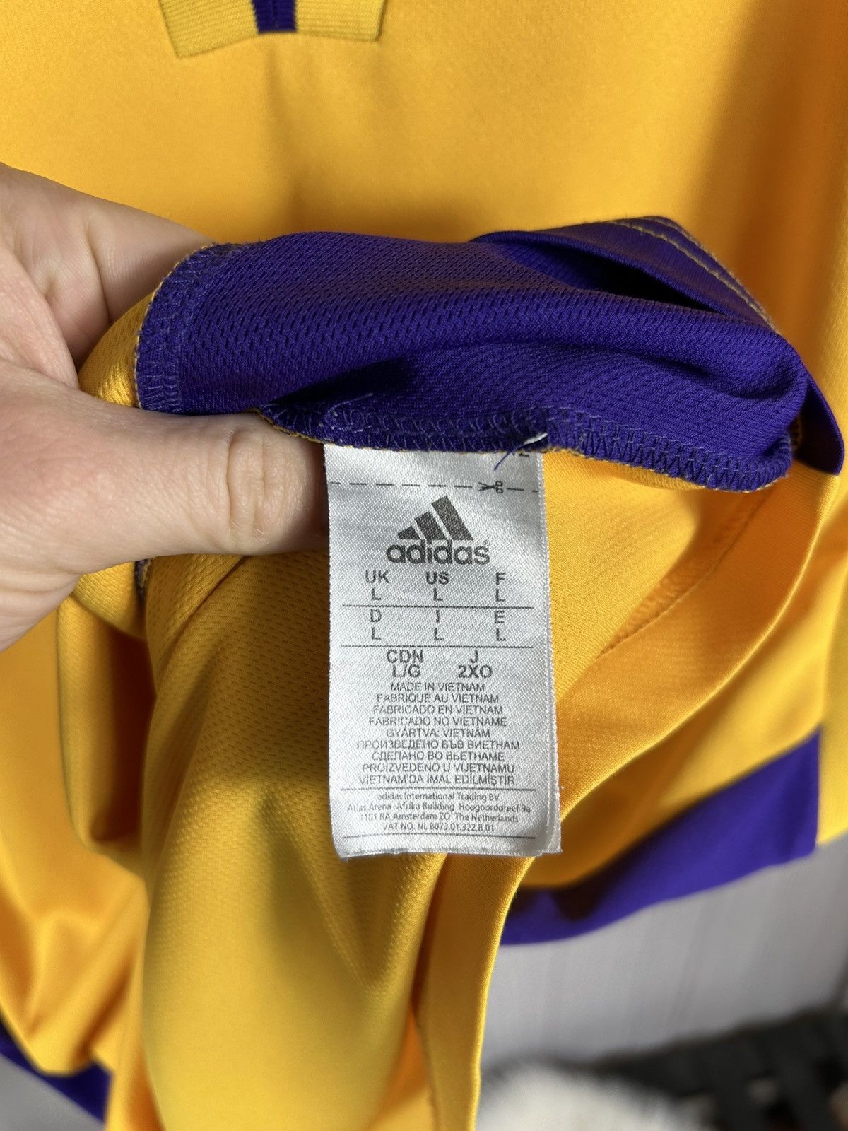 Adidas Adidas Lakers 24 Kobe Bryant NBA Jersey Size L Size US L / EU 52-54 / 3 - 15 Thumbnail