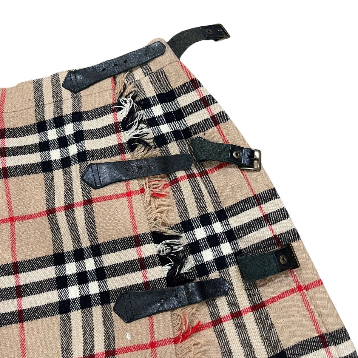 Burberry Burberrys Nova Check Wool Mini Skirt Size 26" / US 2 / IT 38 - 9 Thumbnail