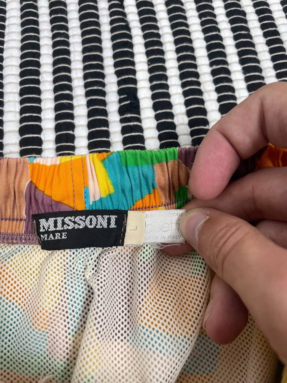 Missoni Vintage 90s Missoni Mare Swim Shorts Y2K Size US 34 / EU 50 - 9 Thumbnail