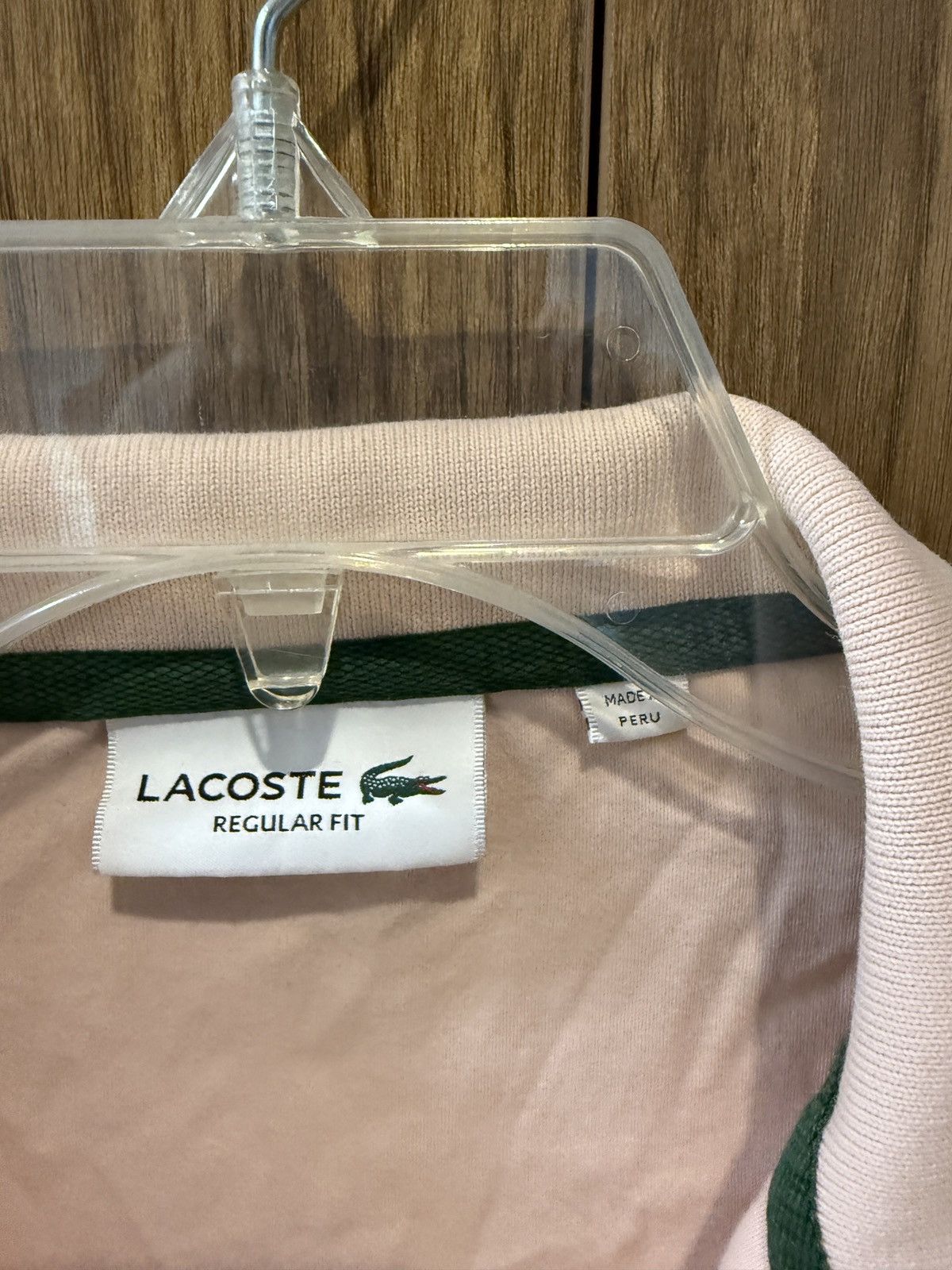 Lacoste Lacoste Light Pink Regular Fit Polo Size US S / EU 44-46 / 1 - 3 Thumbnail