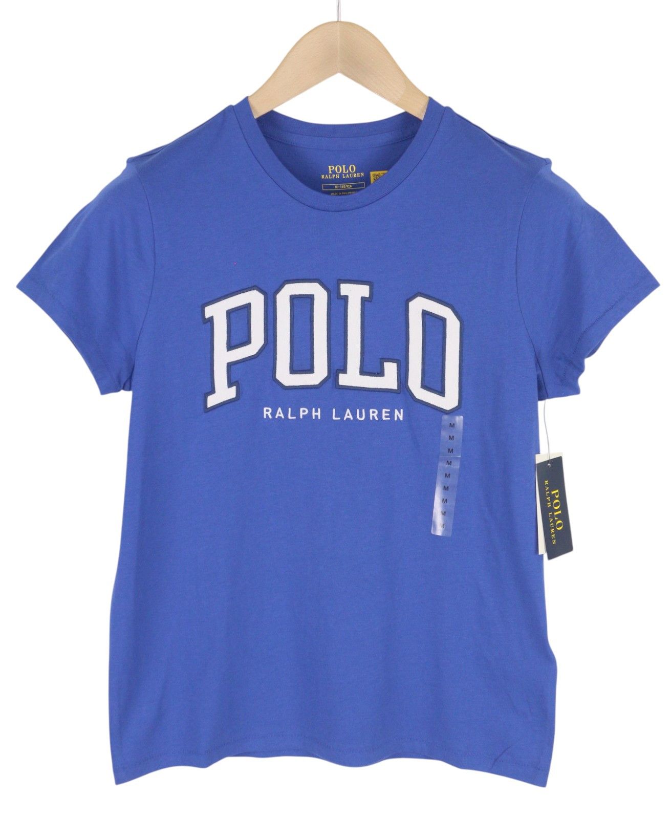 Polo Ralph Lauren M Blue Short Sleeve Crew Neck Tricot T-Shirt 84721 Size M / US 6-8 / IT 42-44 - 1 Thumbnail