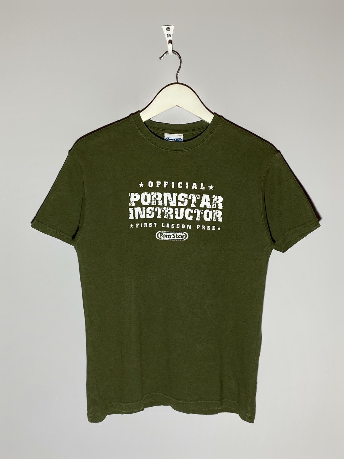 Vintage PornStar Instructor “First Lesson Free” y2k skate grunge tee Size US S / EU 44-46 / 1 - 1 Thumbnail