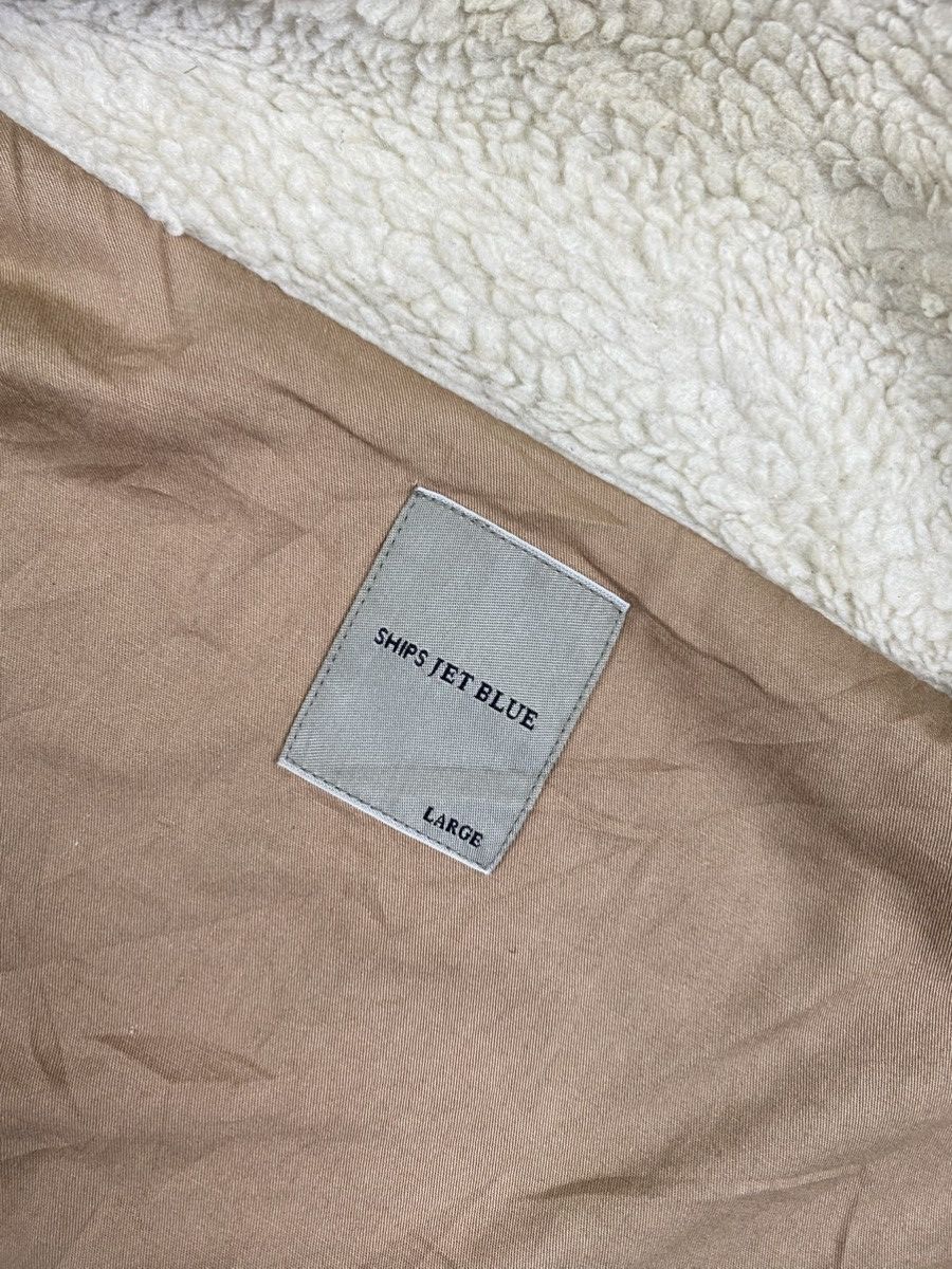 Ships Jet Blue Vintage Ships Jet Blue Sherpa Collar Corduroy Chore Jacket Size US M / EU 48-50 / 2 - 10 Thumbnail