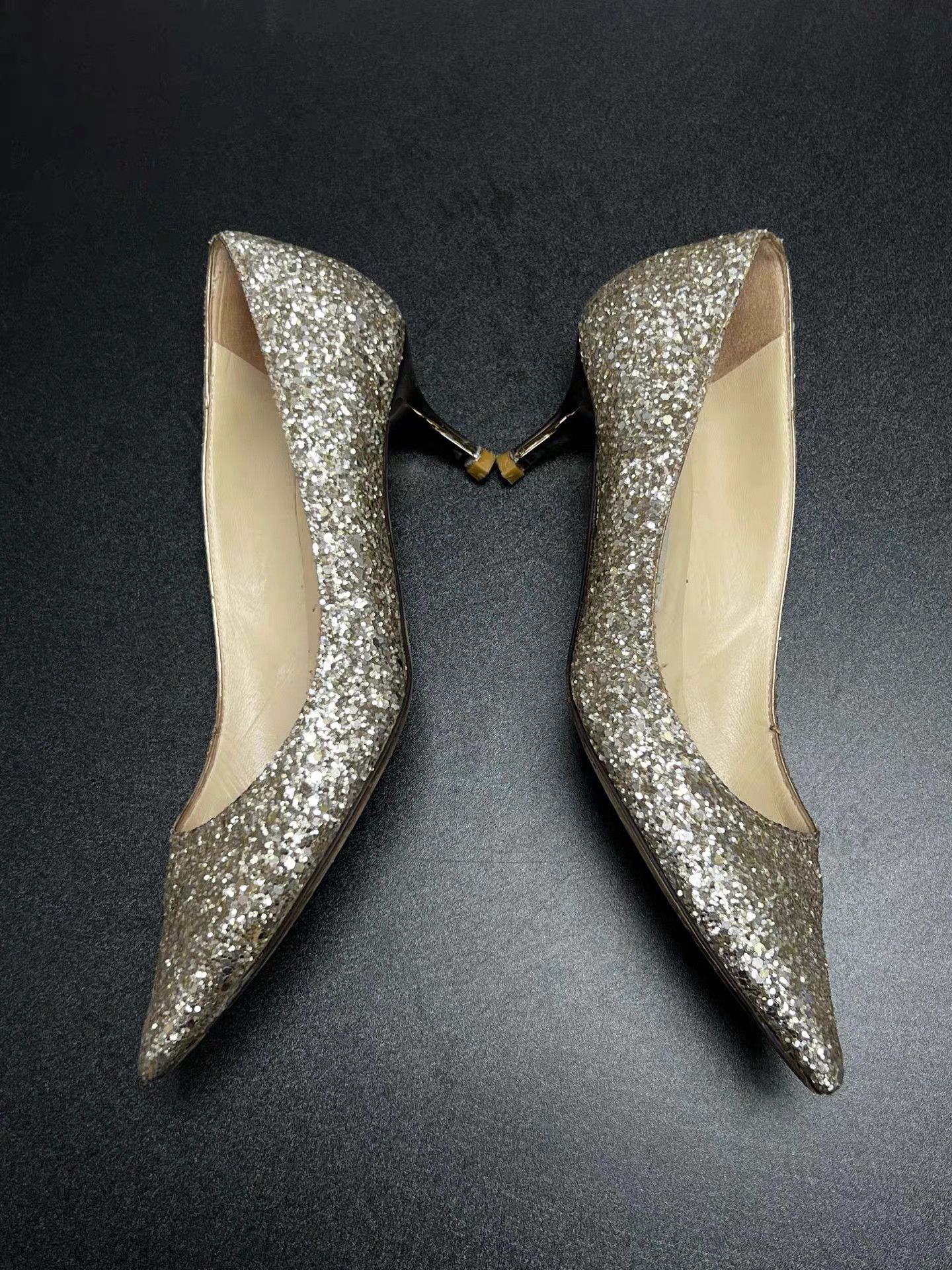 Jimmy Choo Jimmy Choo Sequin Heels K15 Size US 6 / IT 36 - 5 Thumbnail