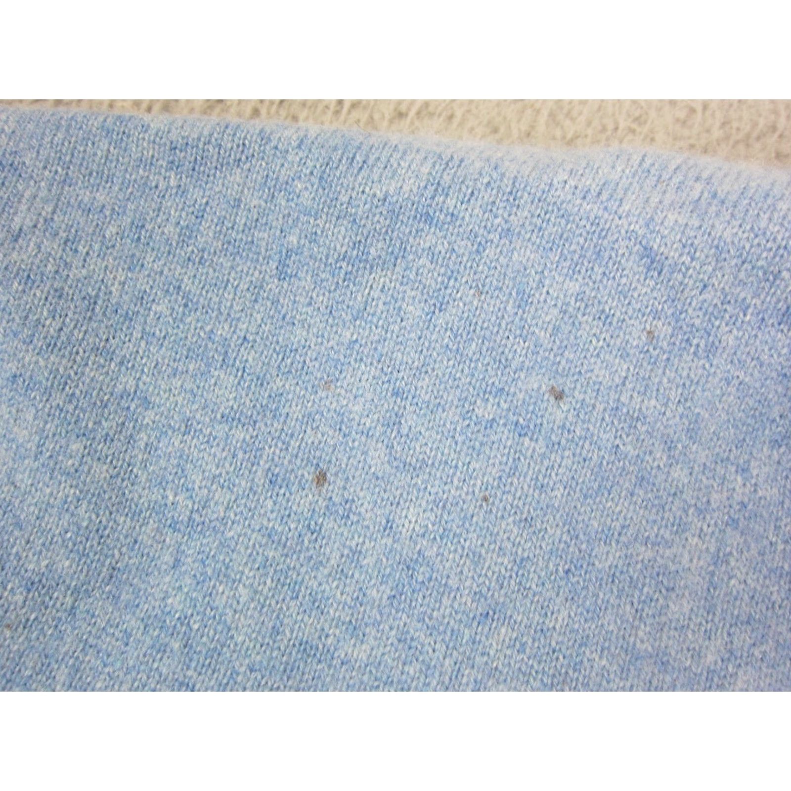 Lands' End Lands' End Sweater Mens 2XL Blue Cashmere V-Neck Knit Pullover Casual 80s 90s Classic Outdoor Mens Size US XXL / EU 58 / 5 - 4 Thumbnail