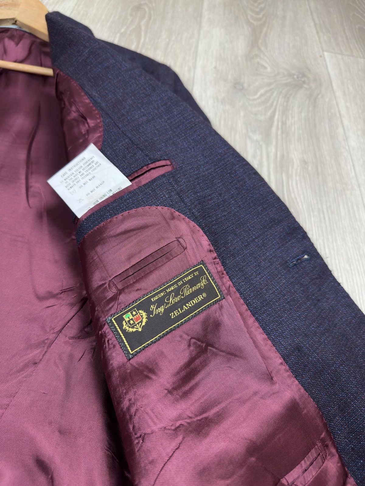 Loro Piana Henry by Loro Piana Blazer Wool Jacket Size 52L - 16 Thumbnail