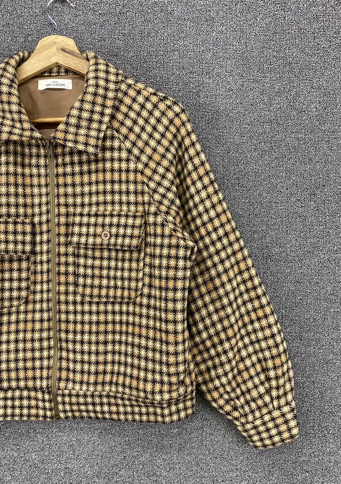 Japanese Brand Vintage Ray Cassin Frames Burberry Style Zip Up Jacket Size M / US 6-8 / IT 42-44 - 4 Thumbnail