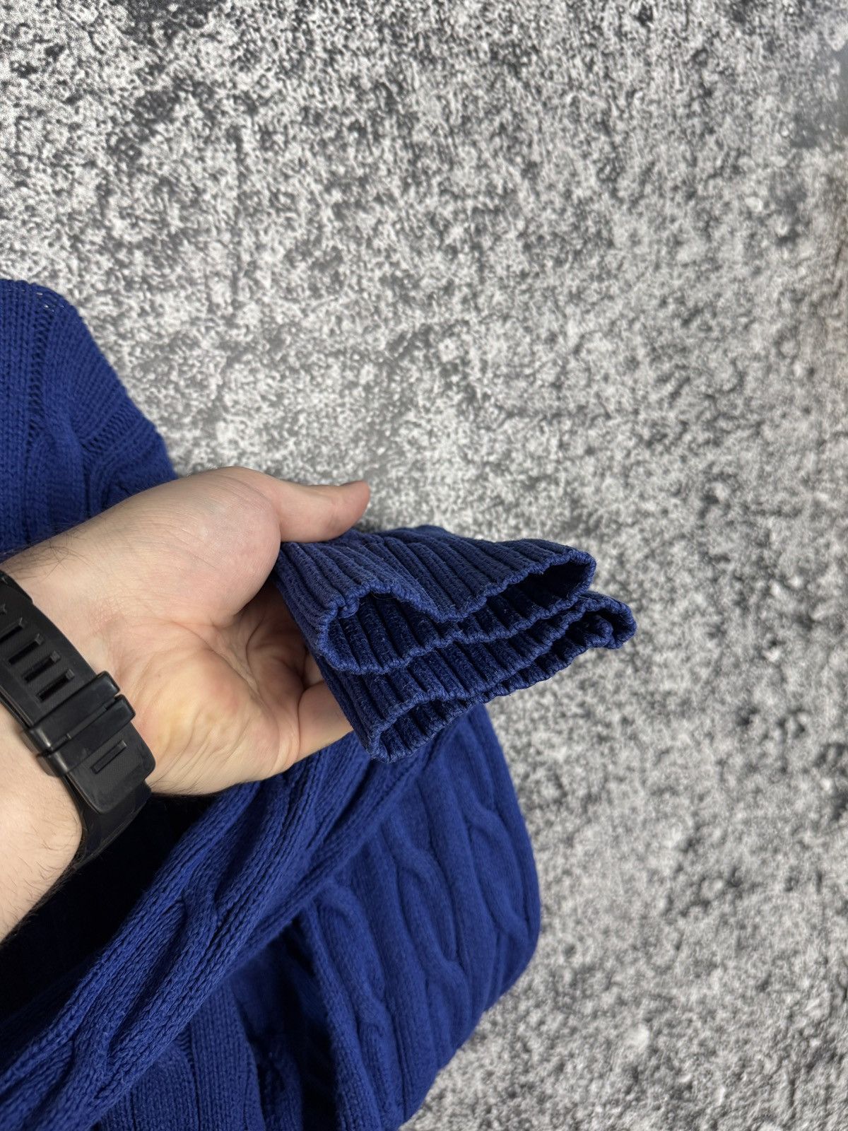Polo Ralph Lauren Polo Ralph Lauren Cable Knit Sweater Pullover Blue Size M Size US M / EU 48-50 / 2 - 7 Thumbnail