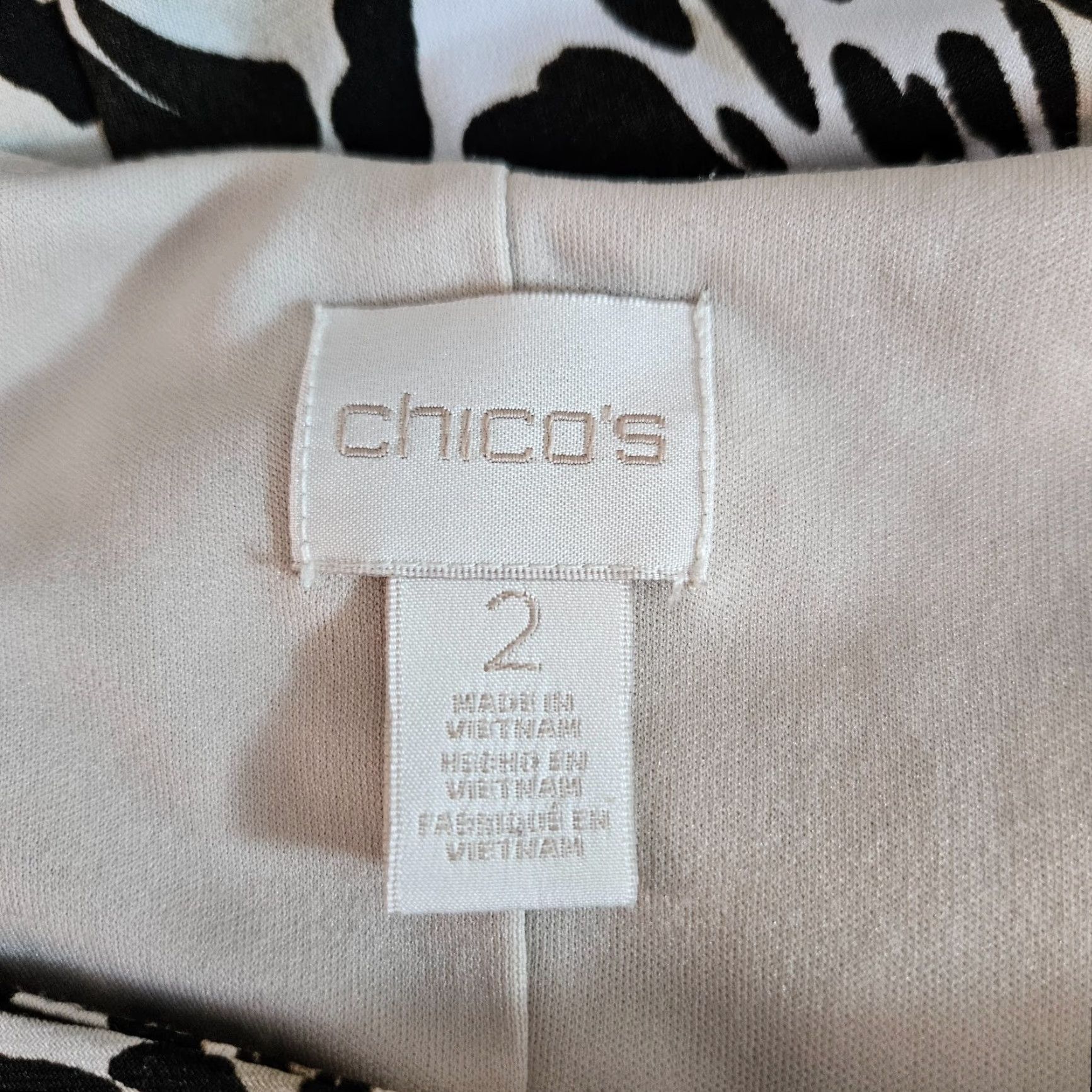 Vintage Chico's Maxi Dress Women L Brown Animal Print Sleeveless Scoop Neck Casual Vacation Size L / US 10 / IT 46 - 5 Thumbnail