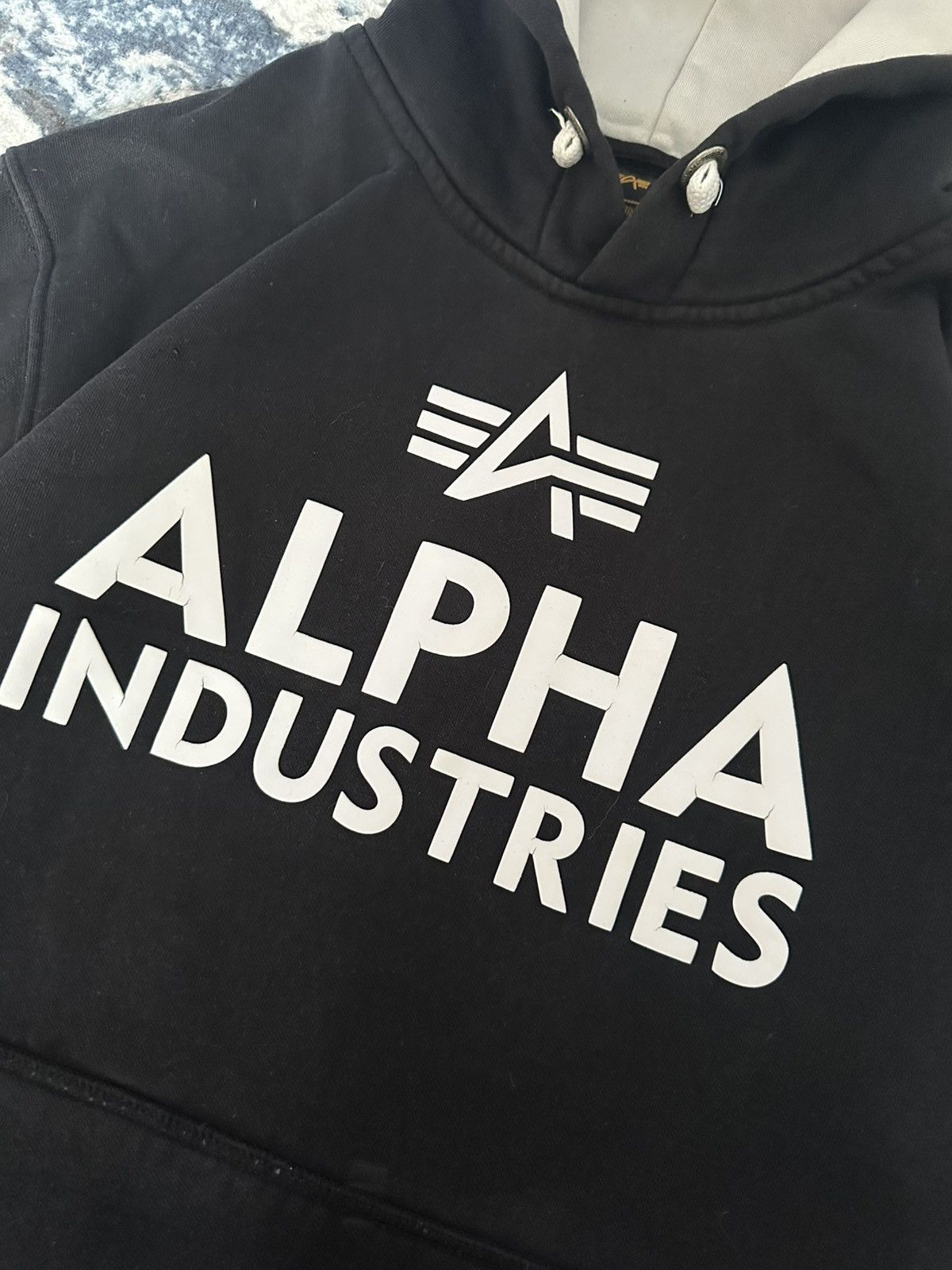 Alpha Industries Alpha Industries Contrast Hood Big Logo Hoodie Black Size US L / EU 52-54 / 3 - 2 Thumbnail