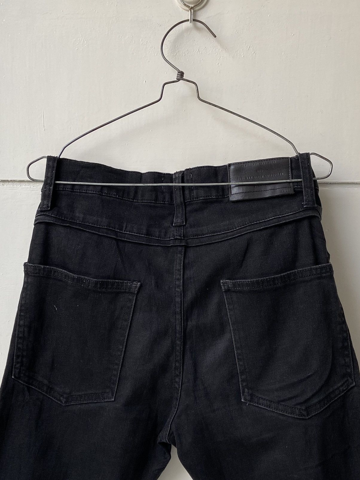 Zara ZARA MAN Black Buttonfly Zip Denim Size US 28 / EU 44 - 5 Thumbnail