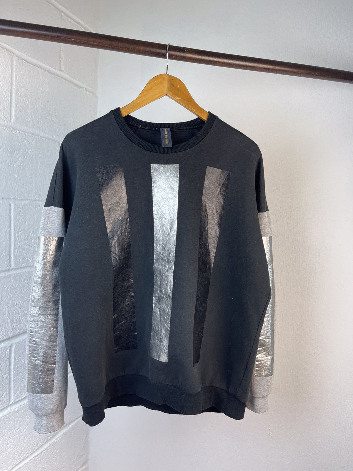 Maison MIHARA YASUHIRO Miharayasuhiro Metalic Print Sweatshirt A1 Size US L / EU 52-54 / 3 - 3 Thumbnail