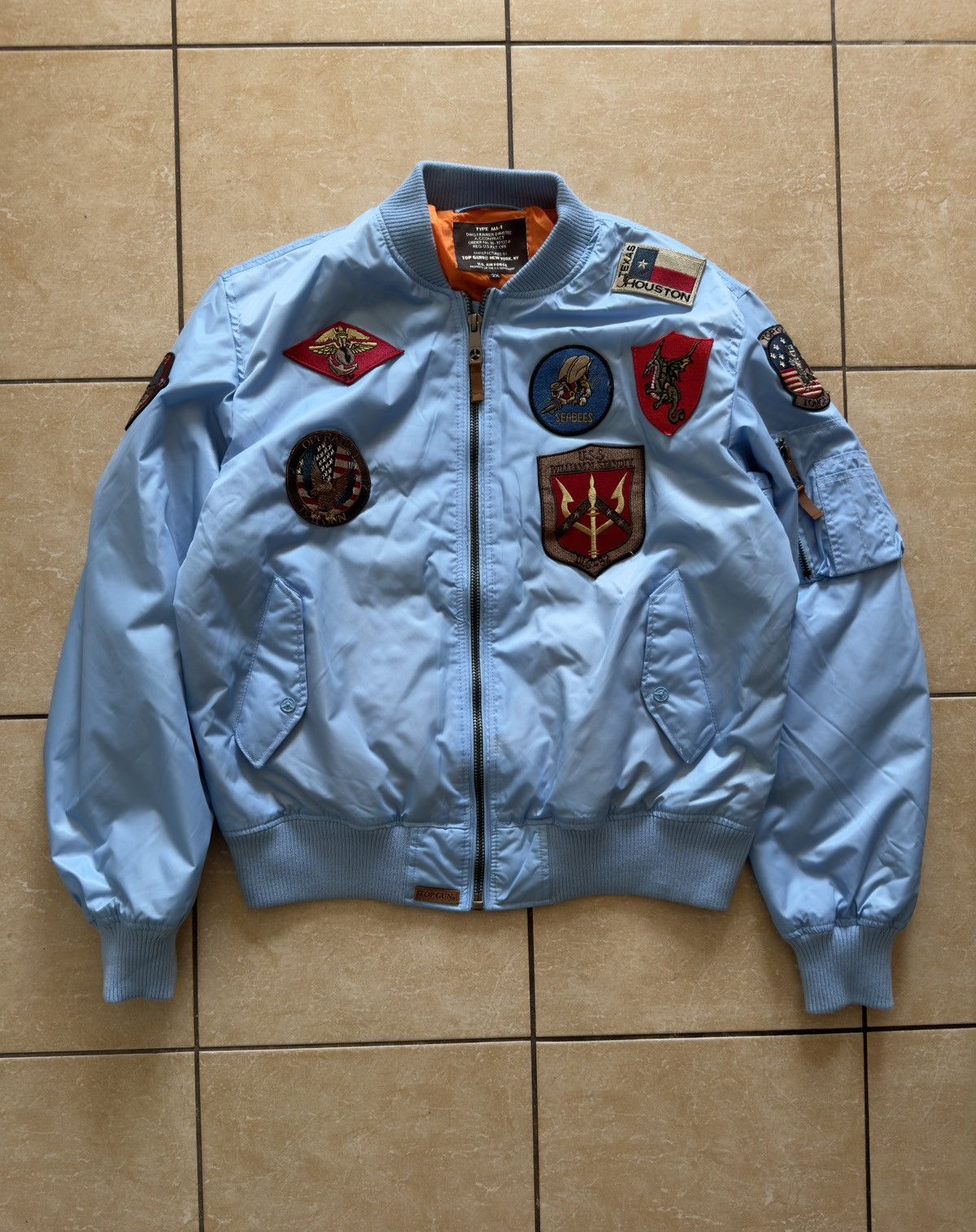 【超希少✨】ALPHA MA-1 80s USA製 TOPGUN Alpha Industries Alpha X Top Gun MA-1 Bomber Jacket