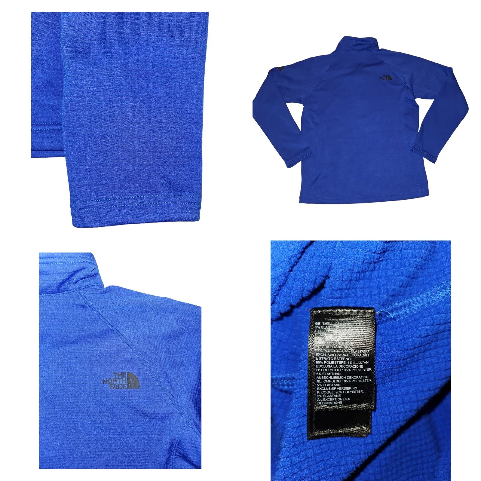 The North Face The North Face Mock Neck Outdoors 1/2 Zip Long Sleeve Blue Medium Men's N Zone Size US M / EU 48-50 / 2 - 8 Thumbnail