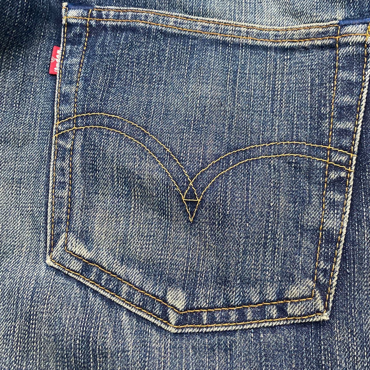 Levi's 💥Rare💥Vintage 90S Levis 503 Big Size Distressed Denim Size US 41 - 11 Thumbnail