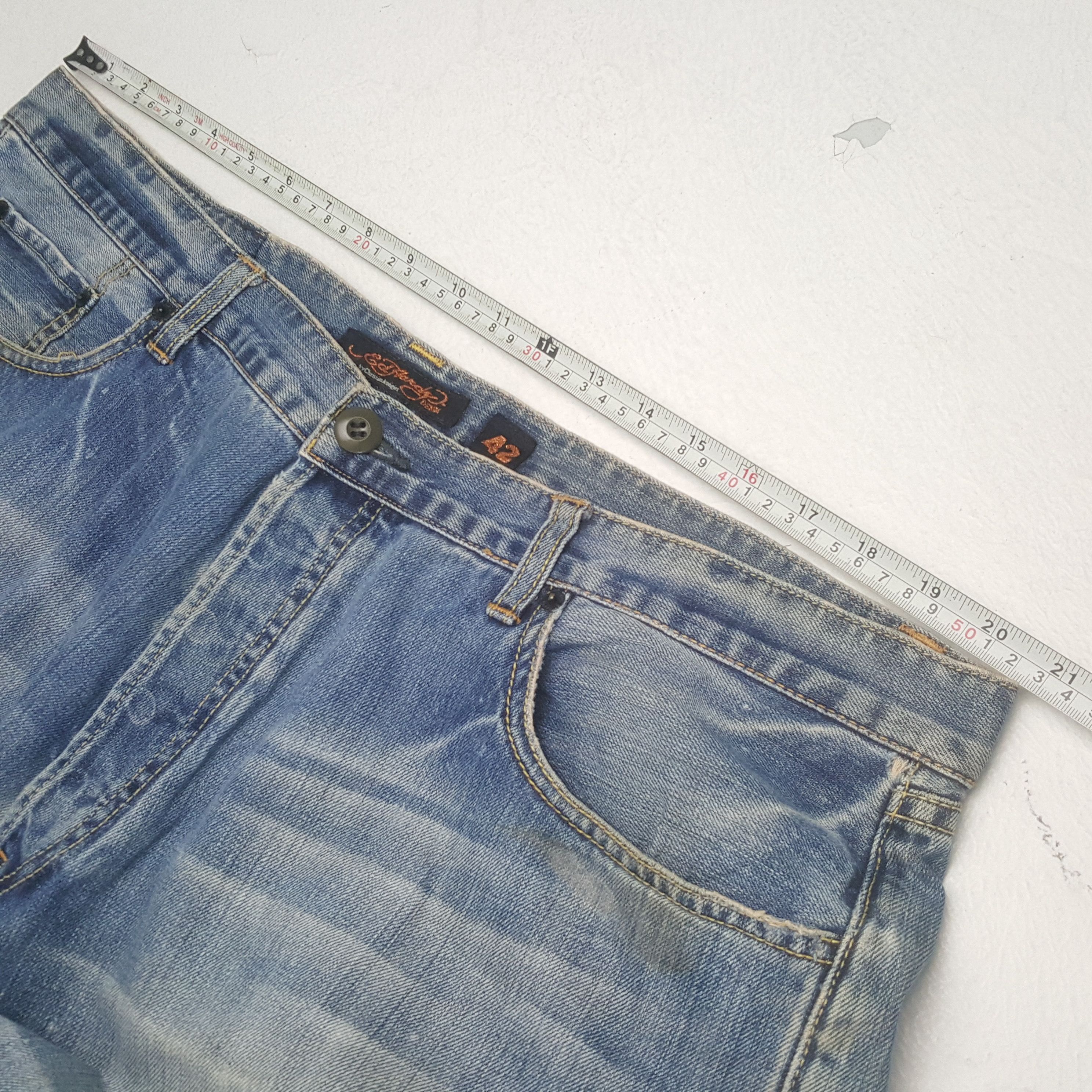 Christian Audigier × Ed Hardy × Vintage Vintage ED-HARDY by CHRISTIAN AUDIGIER Designer Brand Jeans Size US 41 - 7 Thumbnail