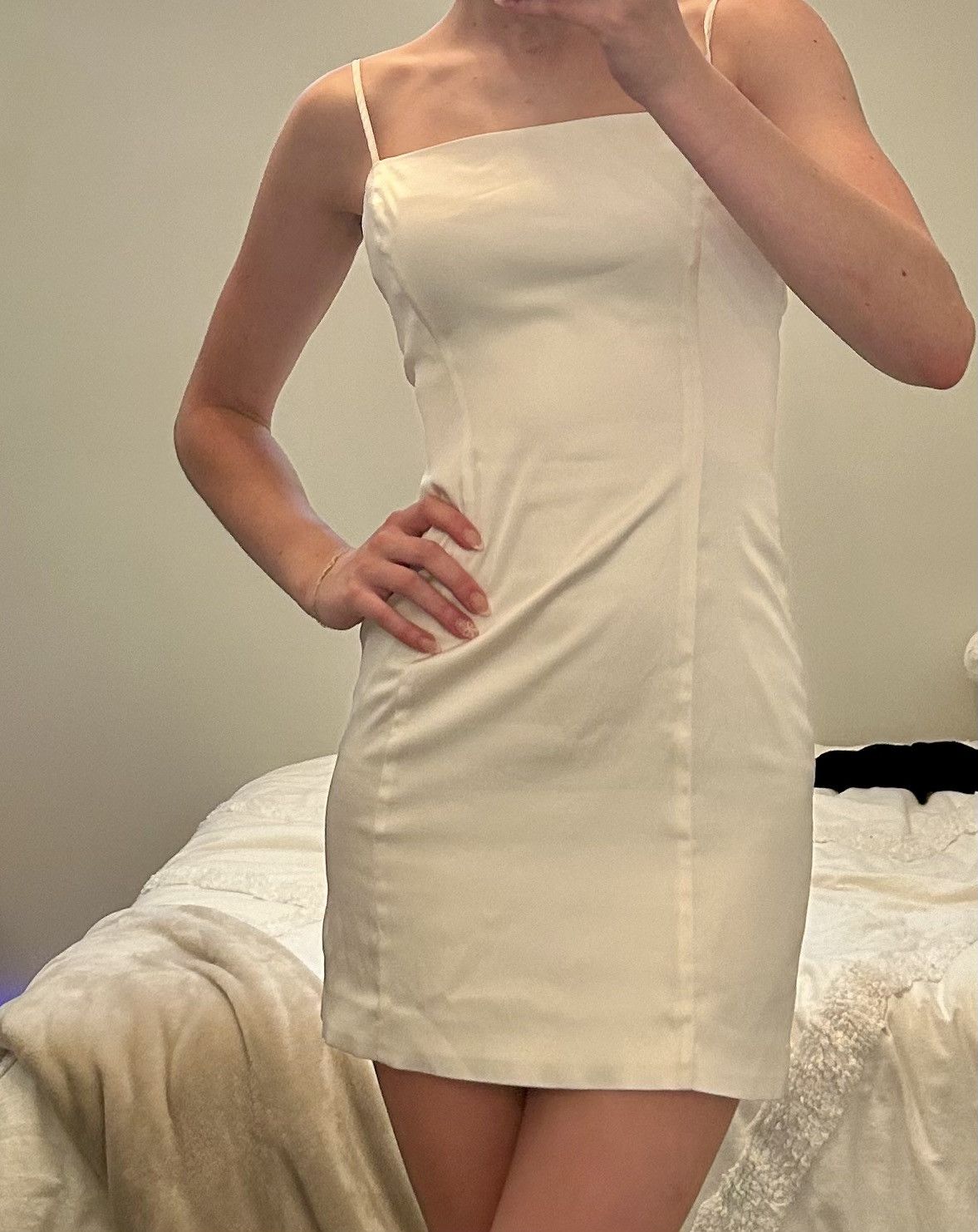 Aritzia Sunday Best plain white dress | Grailed